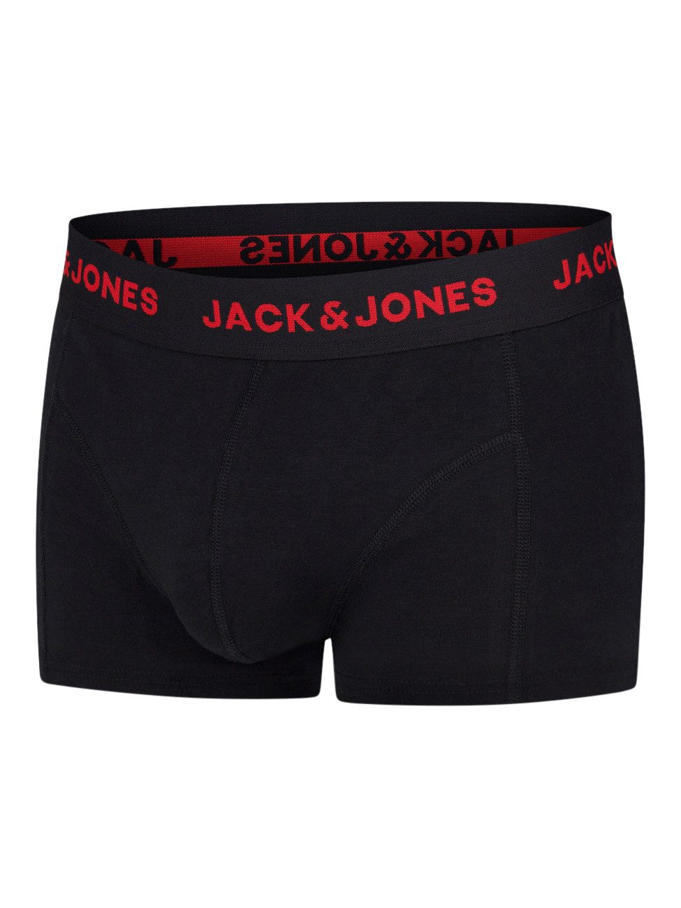 Jack & Jones Boxershorts Herren Retroshorts 6er Pack Basic Trunks (Vorteilspack, 6-St) Unterhosen mit Stretch