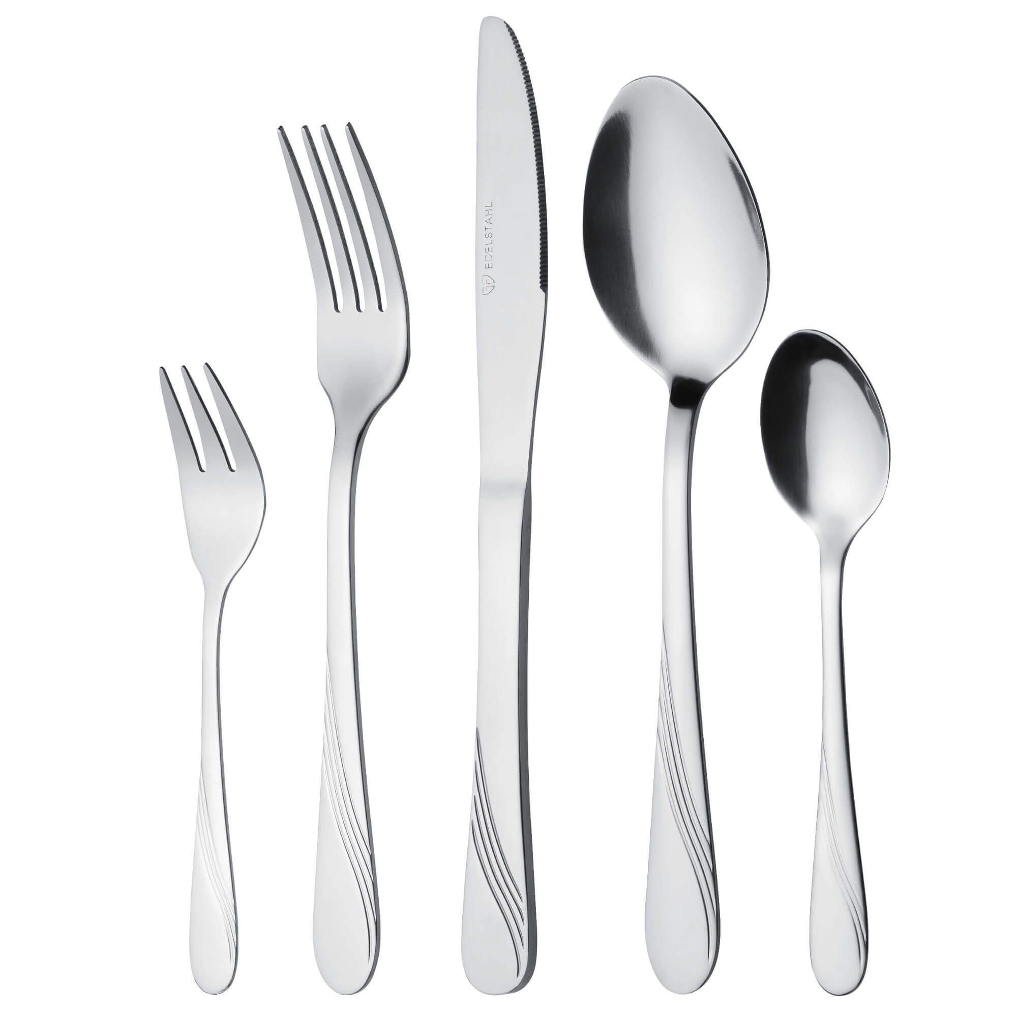 GRÄWE Besteck-Set GRÄWE Tafelbesteck 30-tlg., für 6 Personen, Serie Stralsund, Edelstahl 18/0