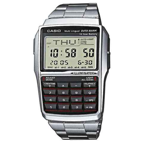 CASIO VINTAGE Chronograph DBC-32D-1AES, Quarzuhr, Armbanduhr, Damen, Herren, retro, Taschenrechner, digital