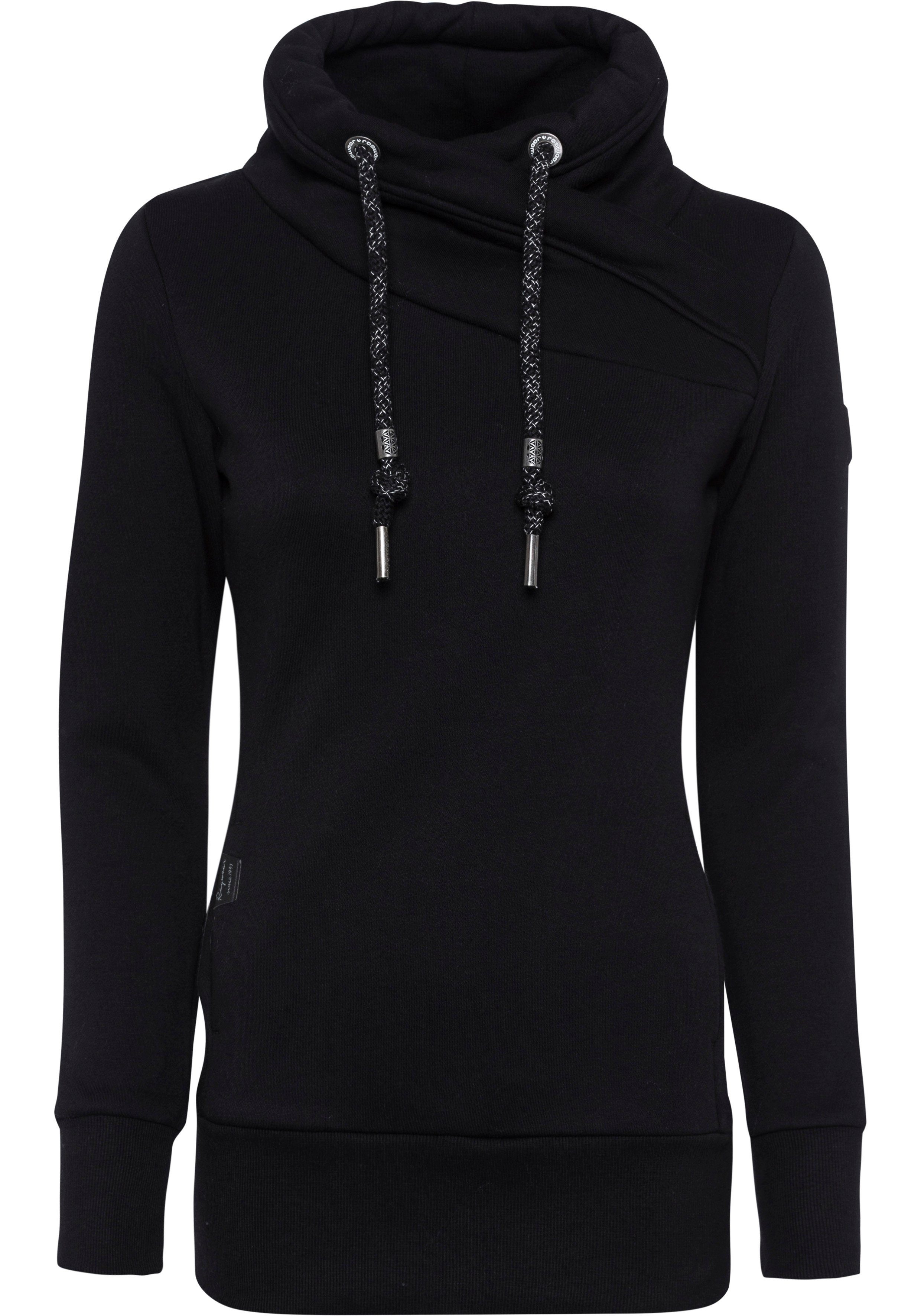 Ragwear Sweater NESKA O mit asymetrischem Schalkragen