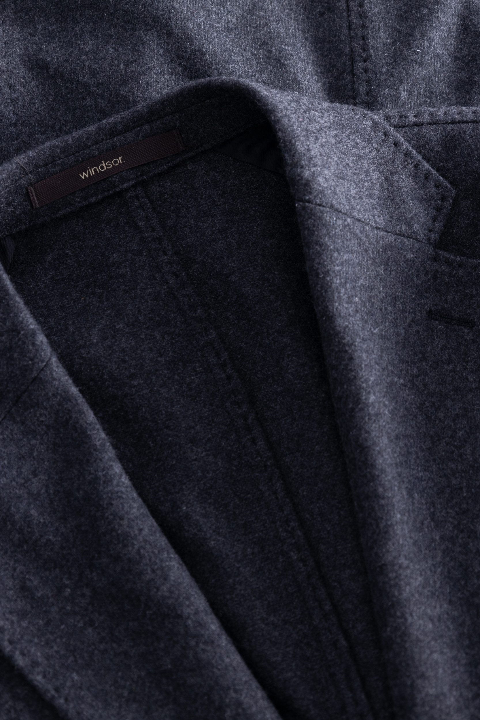 Windsor Jerseysakko Kaschmir Sakko mit aufgesetzten Taschen Giro - Gerade