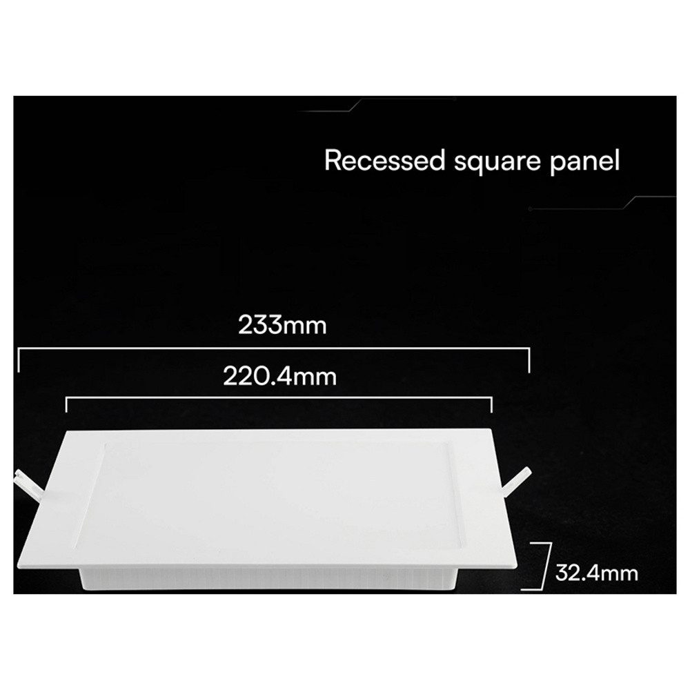 V-TAC LED Panel V-TAC VT-61018CCT 104866 LED-Einbauleuchte EEK: E (A - G) 18 W Weiß