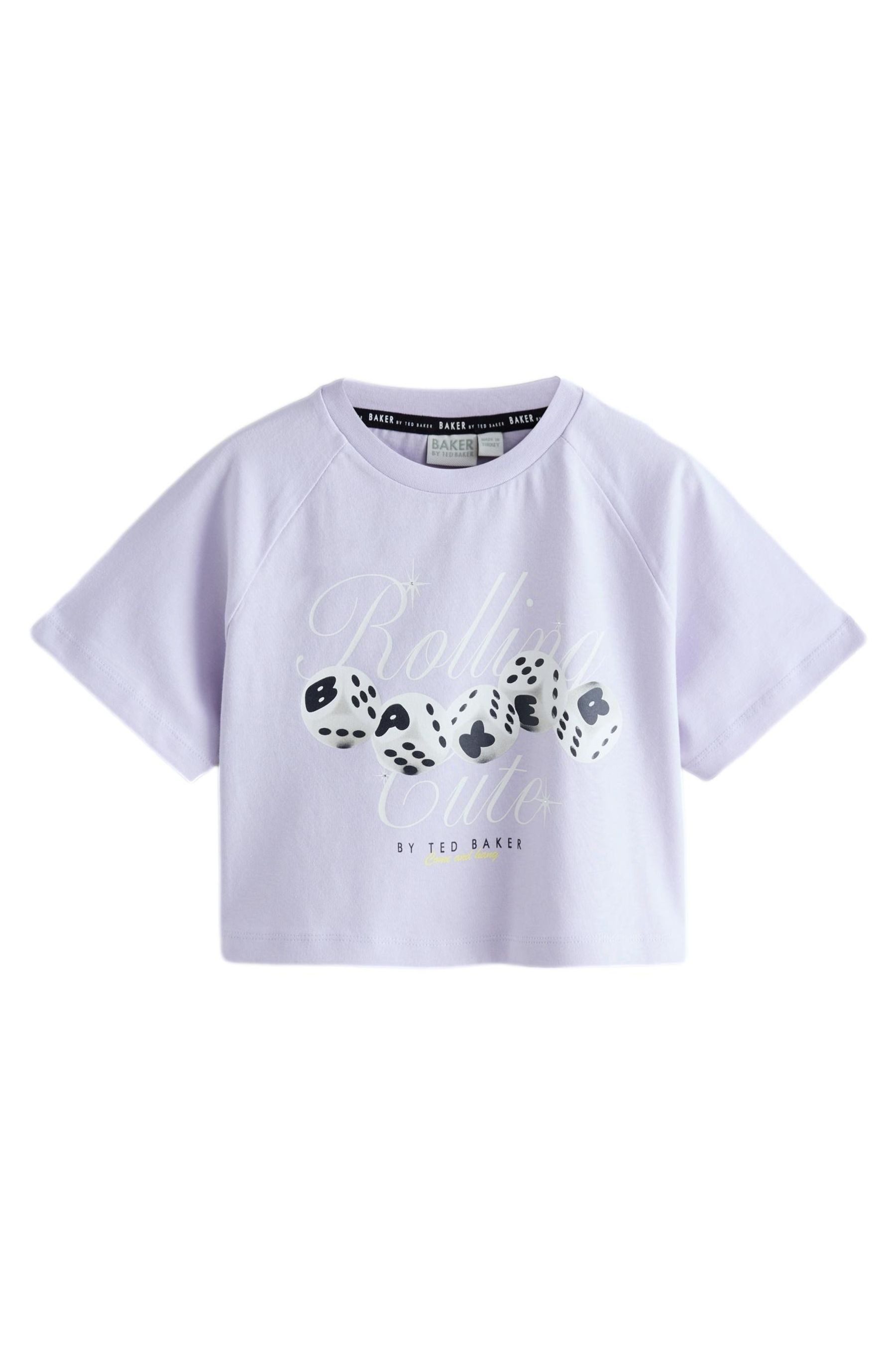 Baker by Ted Baker T-Shirt Baker by Ted Baker Kastiges T-Shirt mit Print (1-tlg)