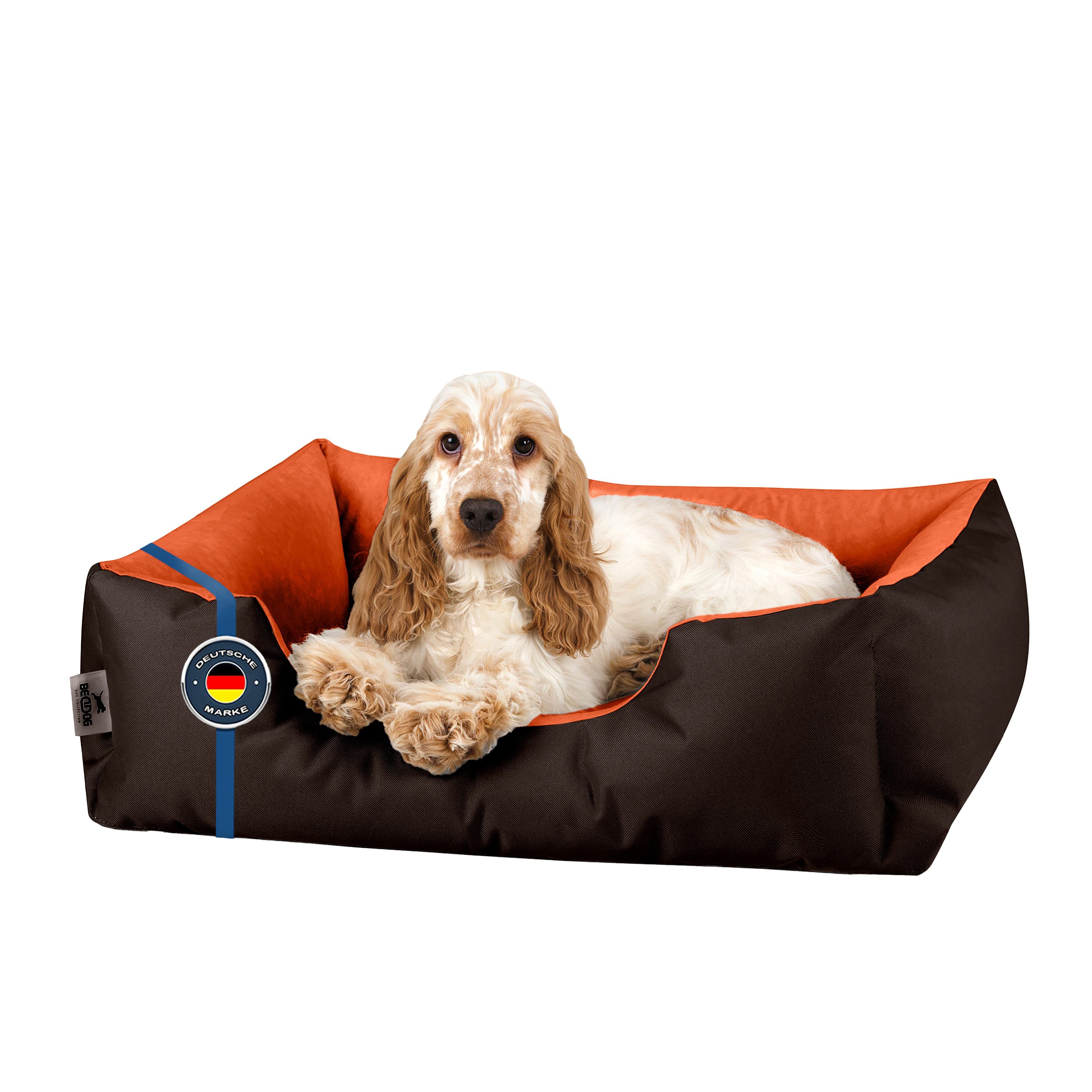 BedDog Tierbett Hundebett LUPI mit Rand, Bezug abnehmbar