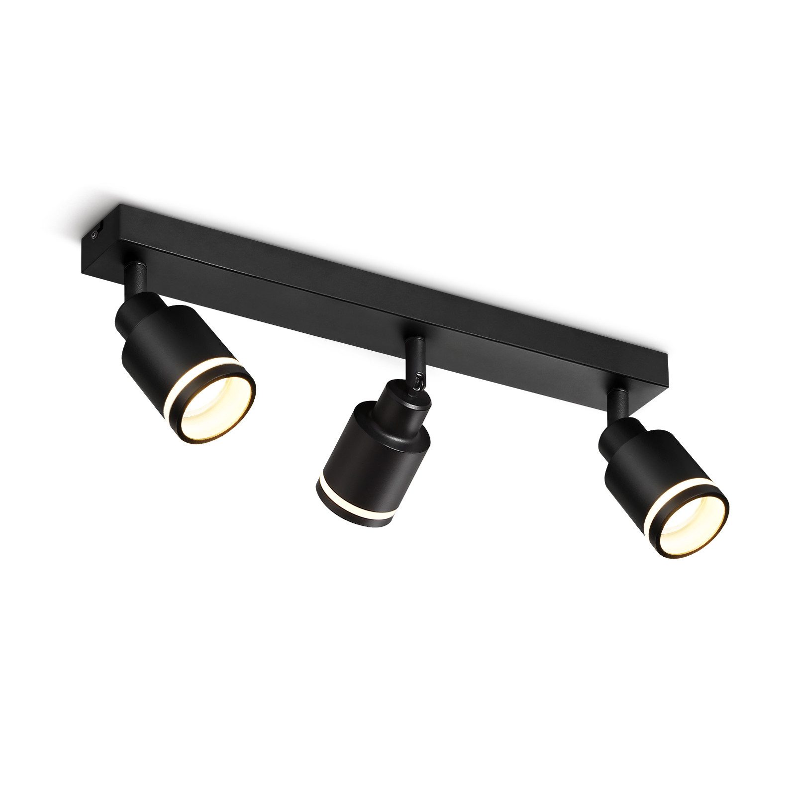 ZMH Deckenstrahler 3 Flammig Schwenkbar 355° Modern Deckenlampe Flurlampe S günstig online kaufen