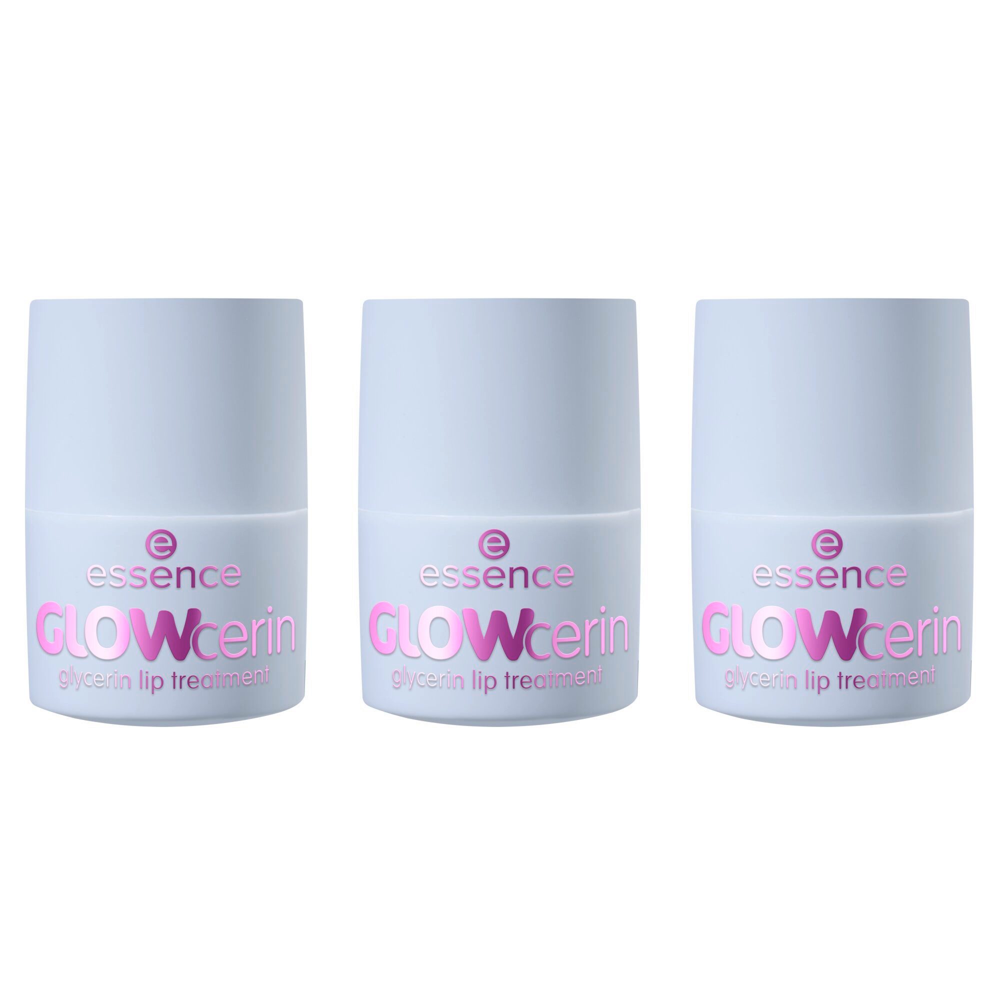 Essence Lippenpflegemittel GLOWcerin glycerin lip treatment, 3-tlg.
