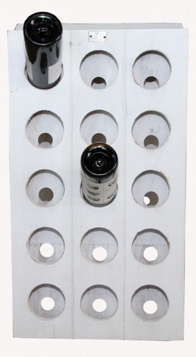 30 Weinregal - cm, Holz B Dekoobjekt Padrino cm für aus 40 - Flaschen H Casa Designer Flaschenablage Weinflaschenständer 69