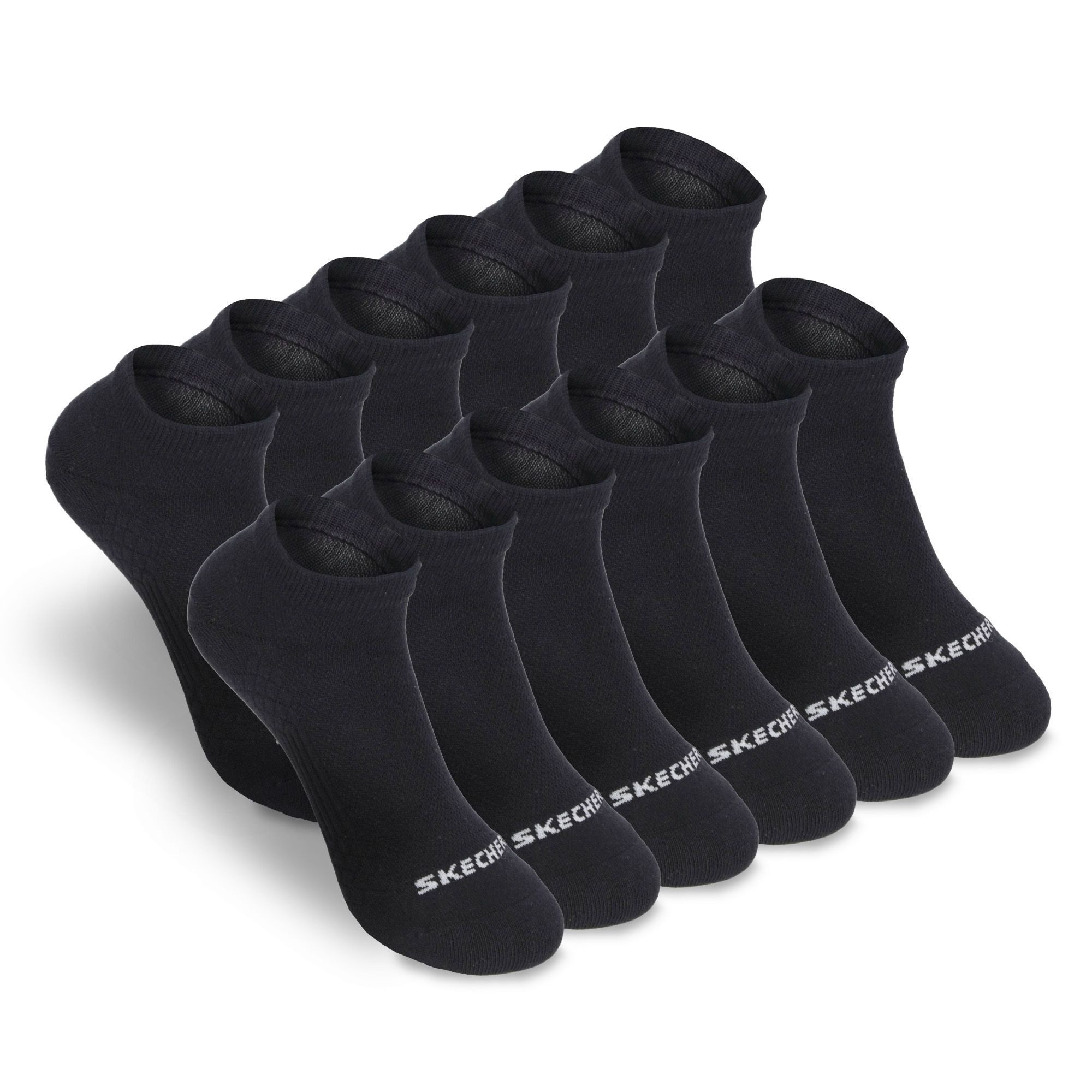 Skechers Socken Herren - Atmungsaktiv und komfortabel - Performance für den Arbeitstag Mesh-Belüftung für optimale Luftzirkulation - Weicher Bund