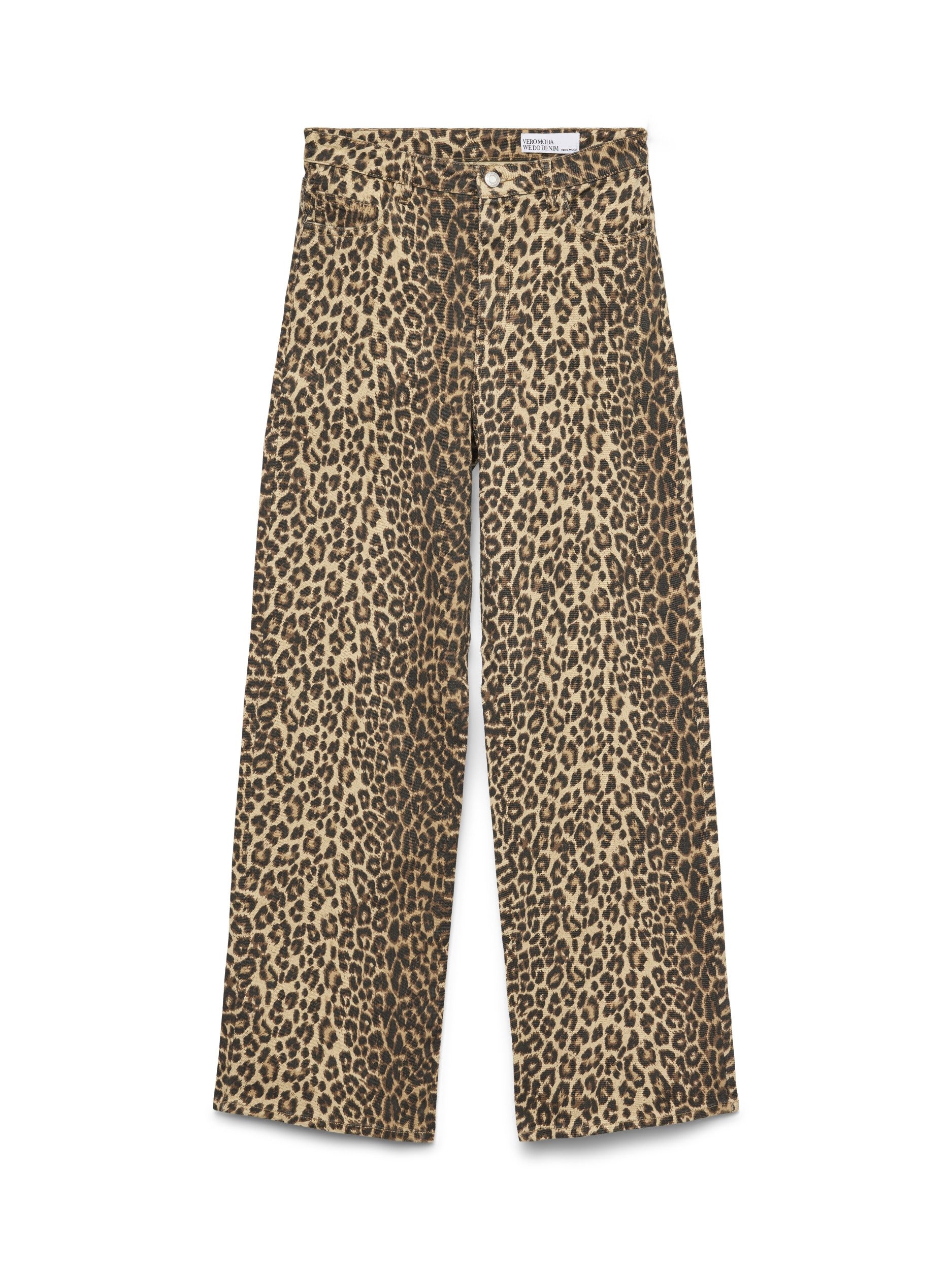 Vero Moda Bequeme Jeans VMTESSA HR WIDE STRETCH AOP JEANS N