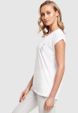 Merchcode T-Shirt Merchcode Damen Ladies K Heart Extended Shoulder Tee (1-tlg)