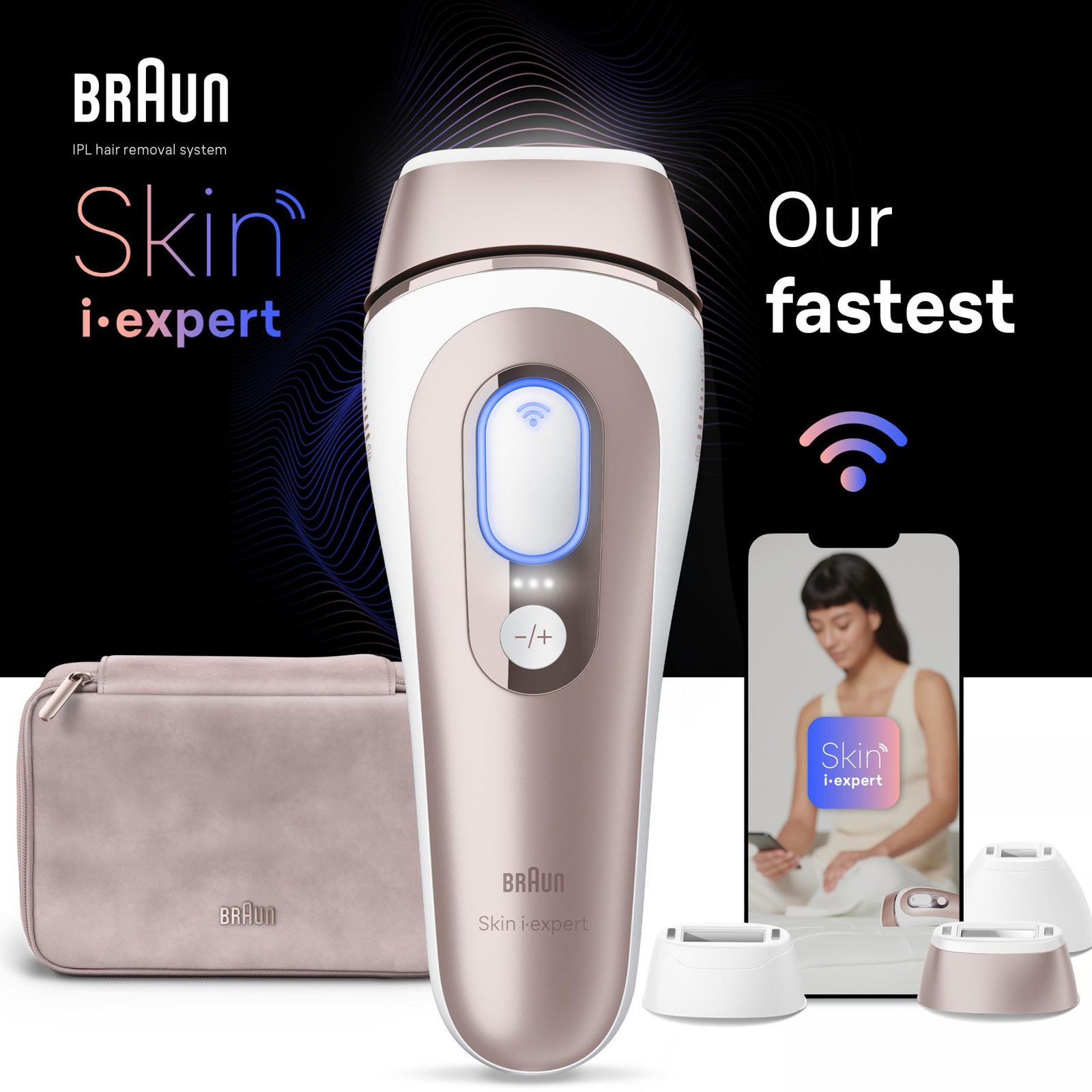 Braun IPL-Haarentferner IPL Skin i·expert PL7253, Bis zu 1 Jahr lang seidig-glatte Haut