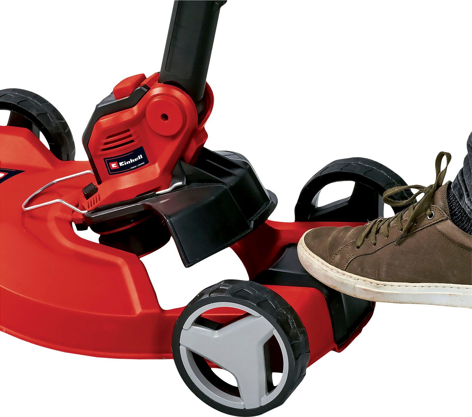 Einhell Akku-Rasentrimmer GE-CT 18/28 Li TC-Solo, 28 cm Arbeitsbreite Faden