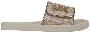 MICHAEL KORS KIDS ELI CAROLL Badepantolette, Sommerschuh, Schlappen, Badeschuh, Poolslides mit Klettriegel