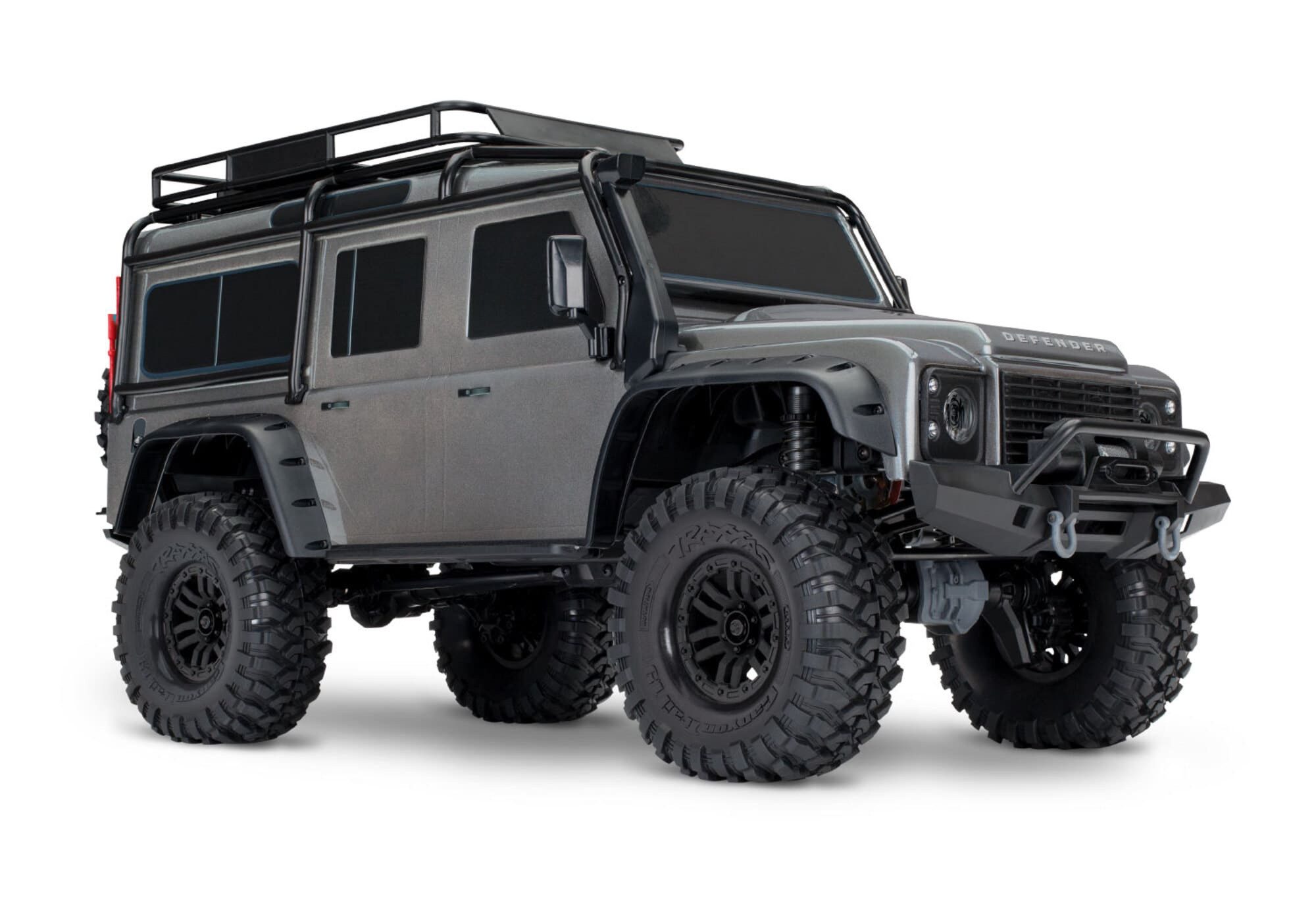 RC-Monstertruck Traxxas TRX-4 LR Defender silber 1:10 Crawler RTR