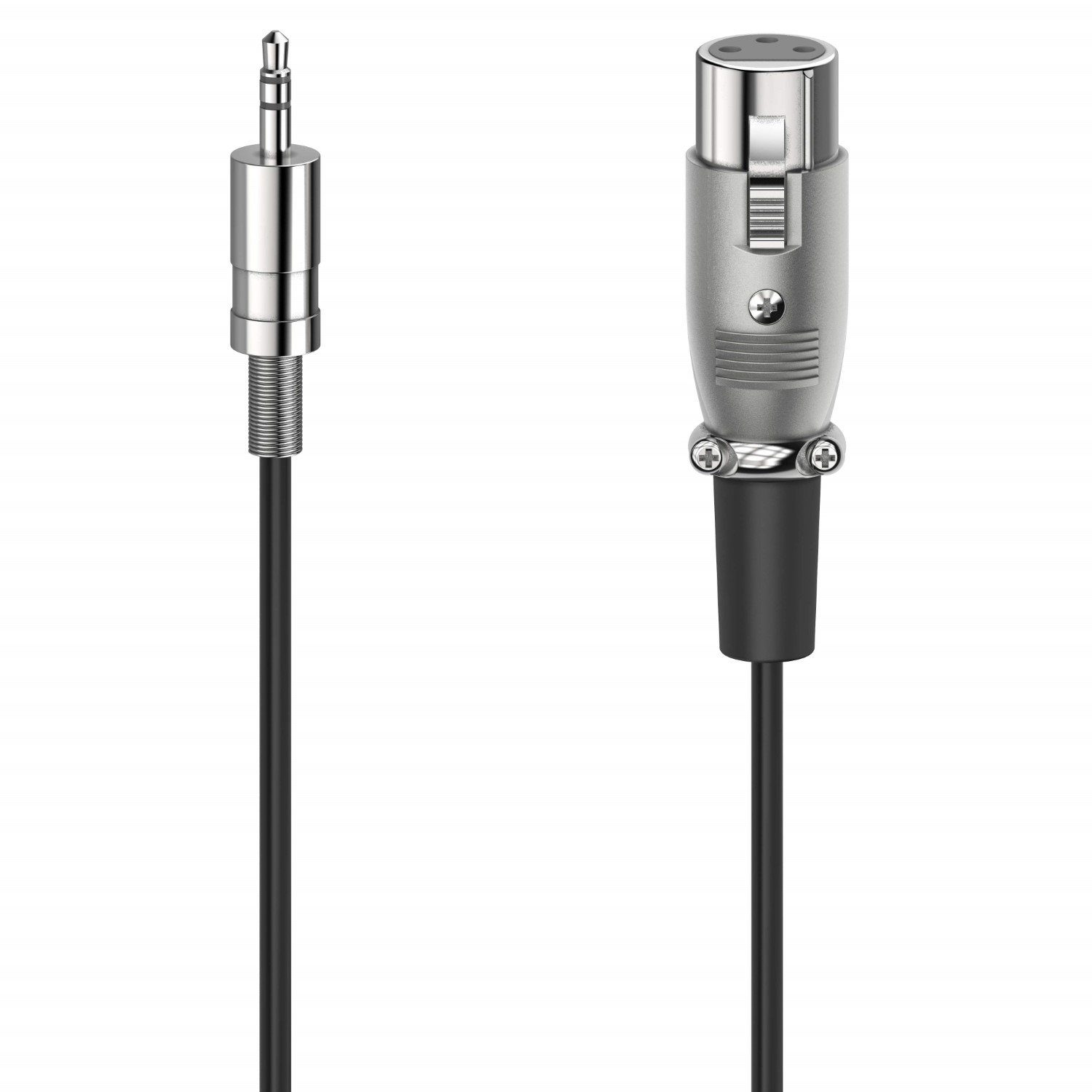 Hama Kabel-Adapter 3,5mm Klinke Stereo auf XLR Audio-Kabel, Klinke-Stecker, XLR (10 cm), Klinken-Stecker zu XLR-Buchse Mikrofon Keyboard PC etc