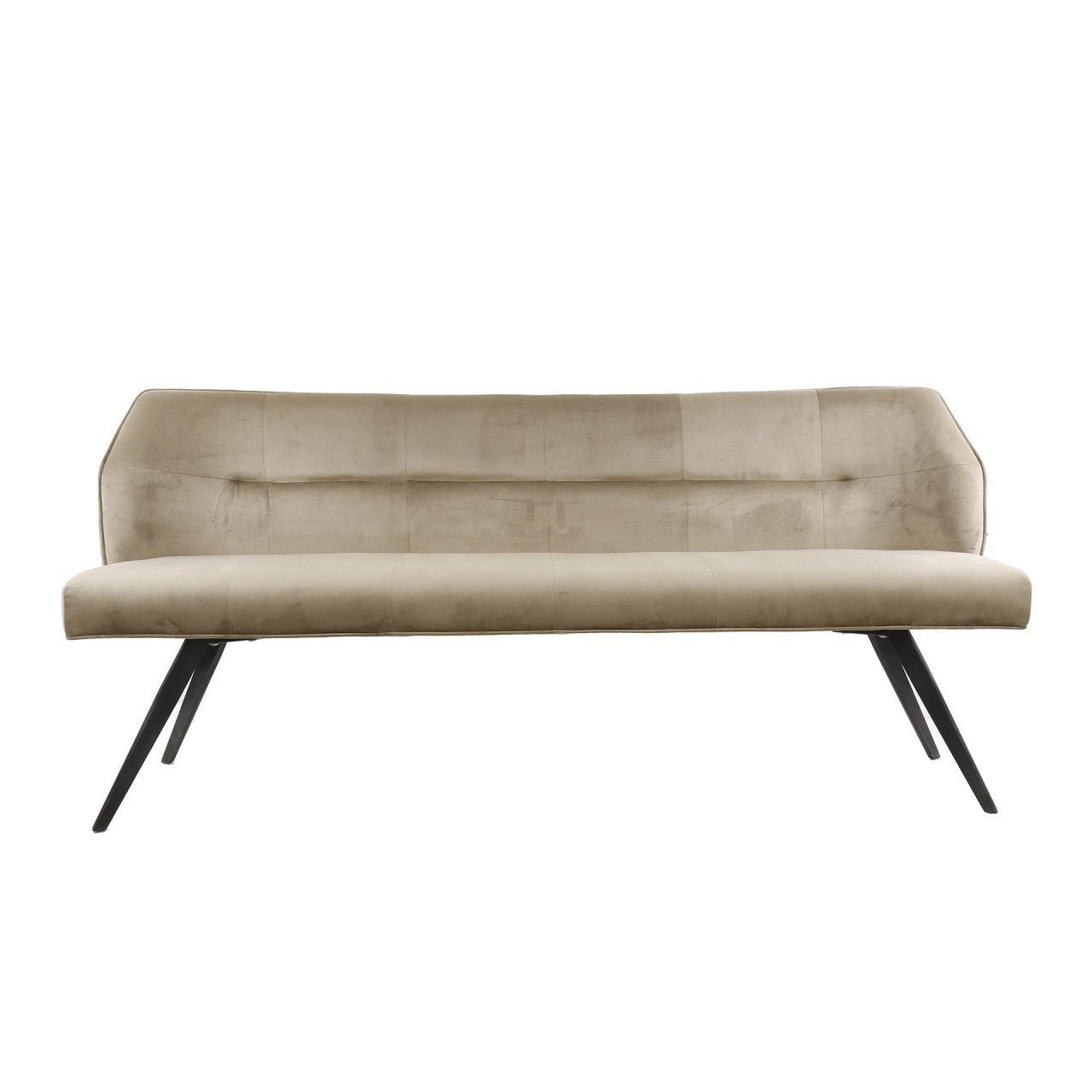 Vintagehaus Polsterbank Esstischbank Polsterbank Pull Raute Samt 180 cm