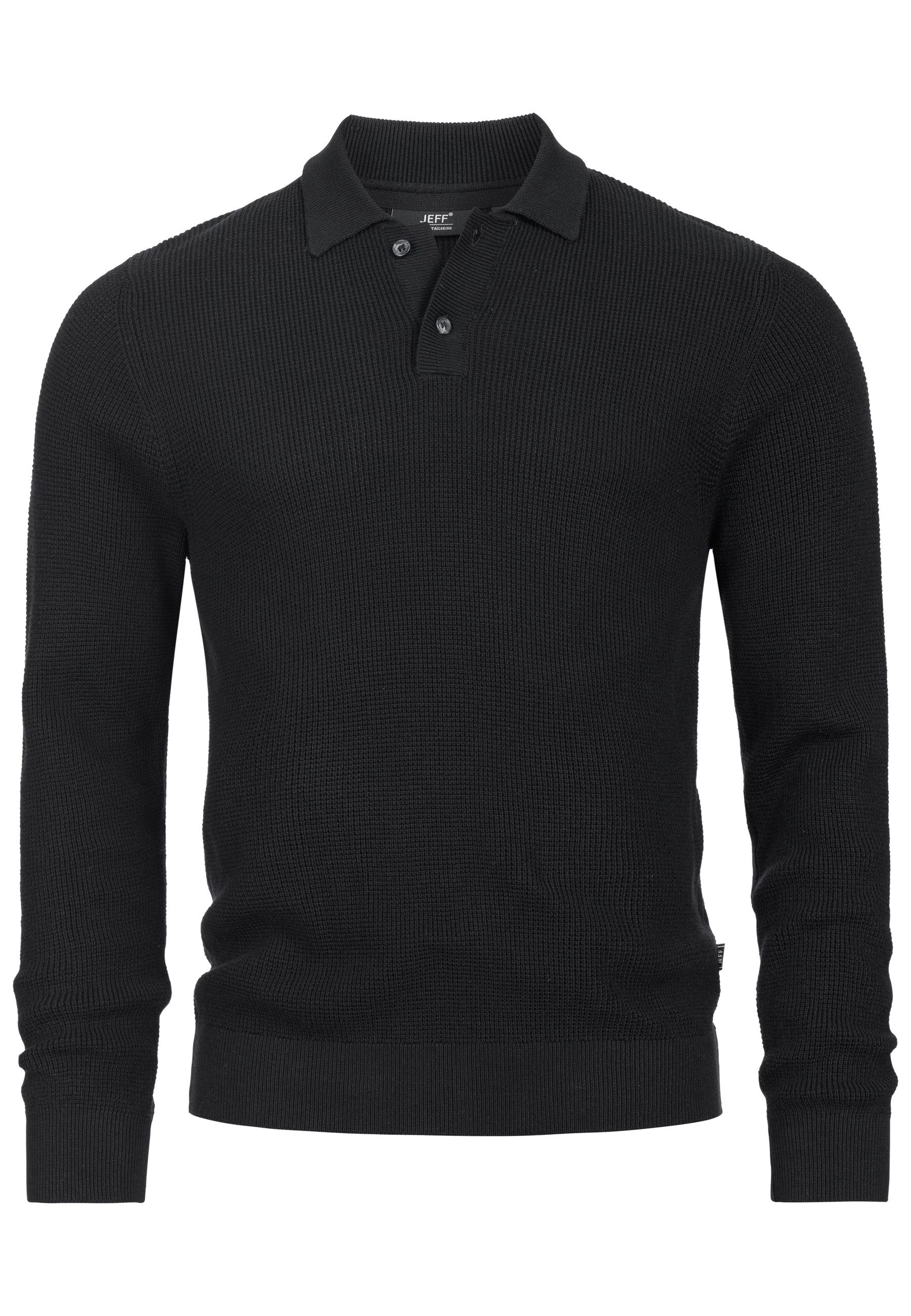 Jeff Strickpullover Herren JFTristan polo Pullover Herrenpullover mit Polok günstig online kaufen