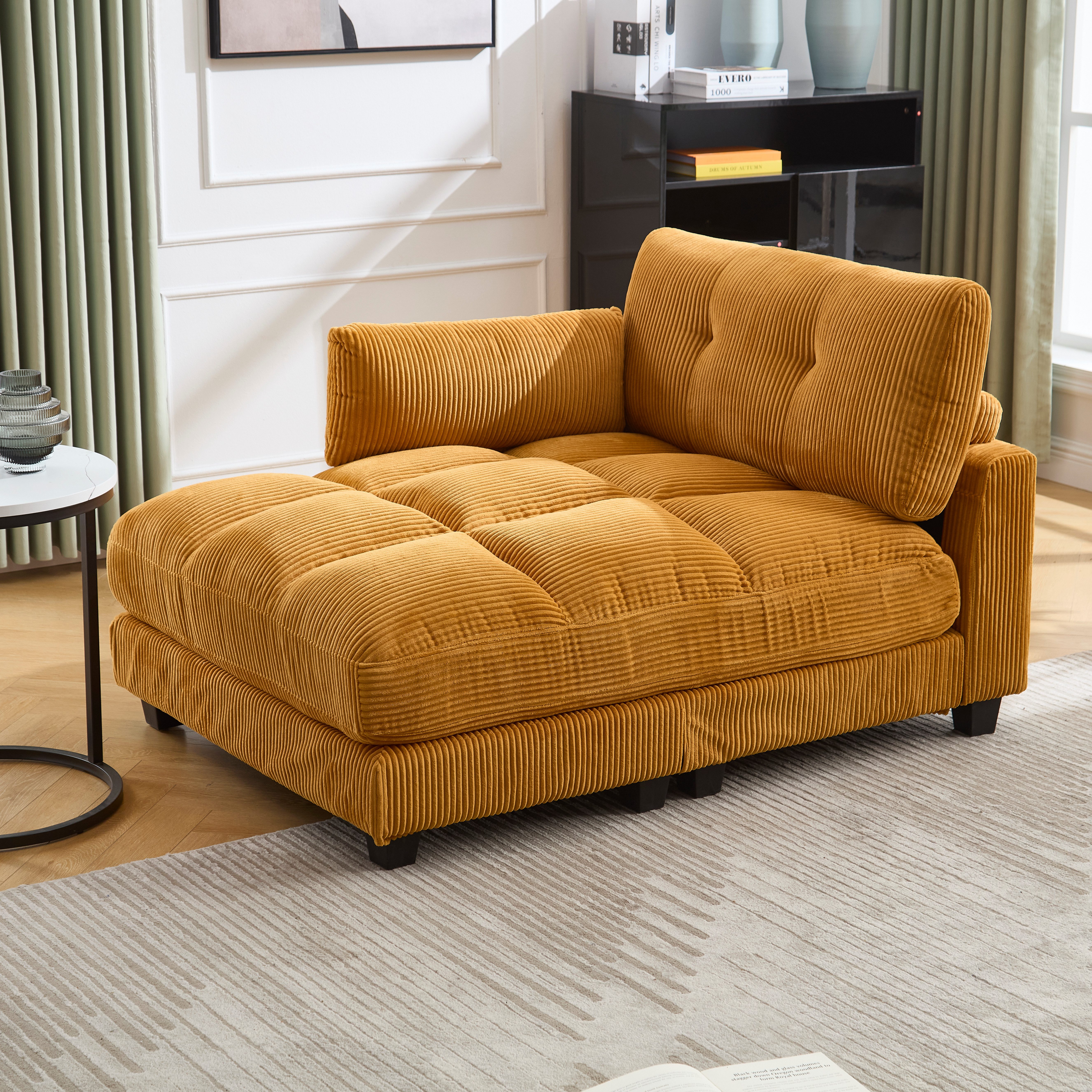 STILVORA Schlafsofa Ecksofa Schlafsofa Sitzgruppe mit rollenden polstern,dr günstig online kaufen