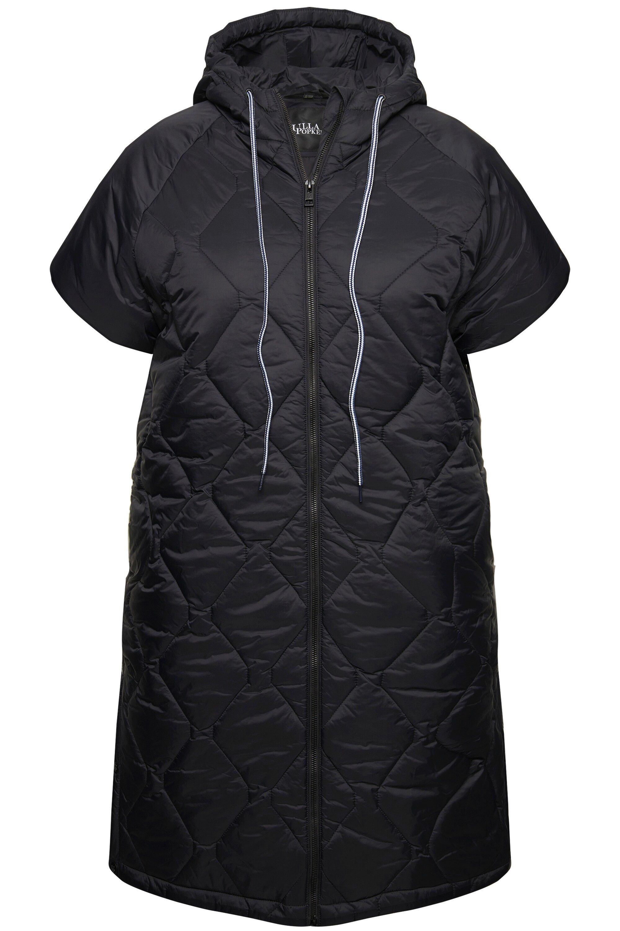 Ulla Popken Steppweste HYPRAR Steppweste Tunnelzug 2-Wege-Zipper recycelt günstig online kaufen