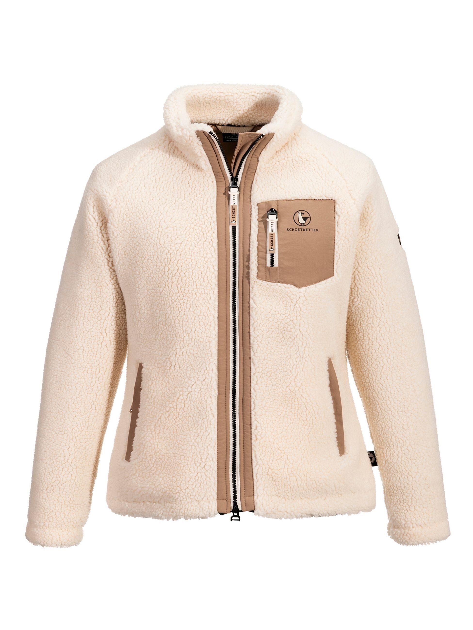 Schietwetter Fleecejacke Damen Sherpa-Fleece "Stielauge Mila" günstig online kaufen