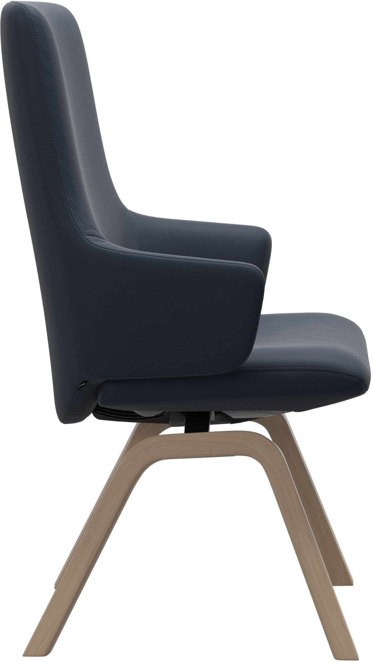 mit Armlehne, Eiche Beinen Back Größe mit Stressless® High Laurel, in Polsterstuhl schräggestellten L,