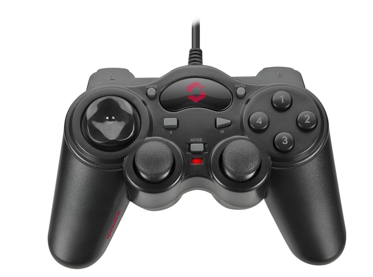 THUNDERSTRIKE Gamepad - for PC, black Gamepad