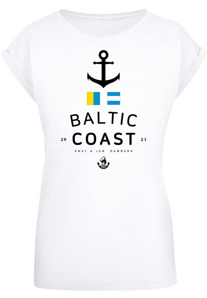 F4NT4STIC T-Shirt Ostsee Flaggen Print