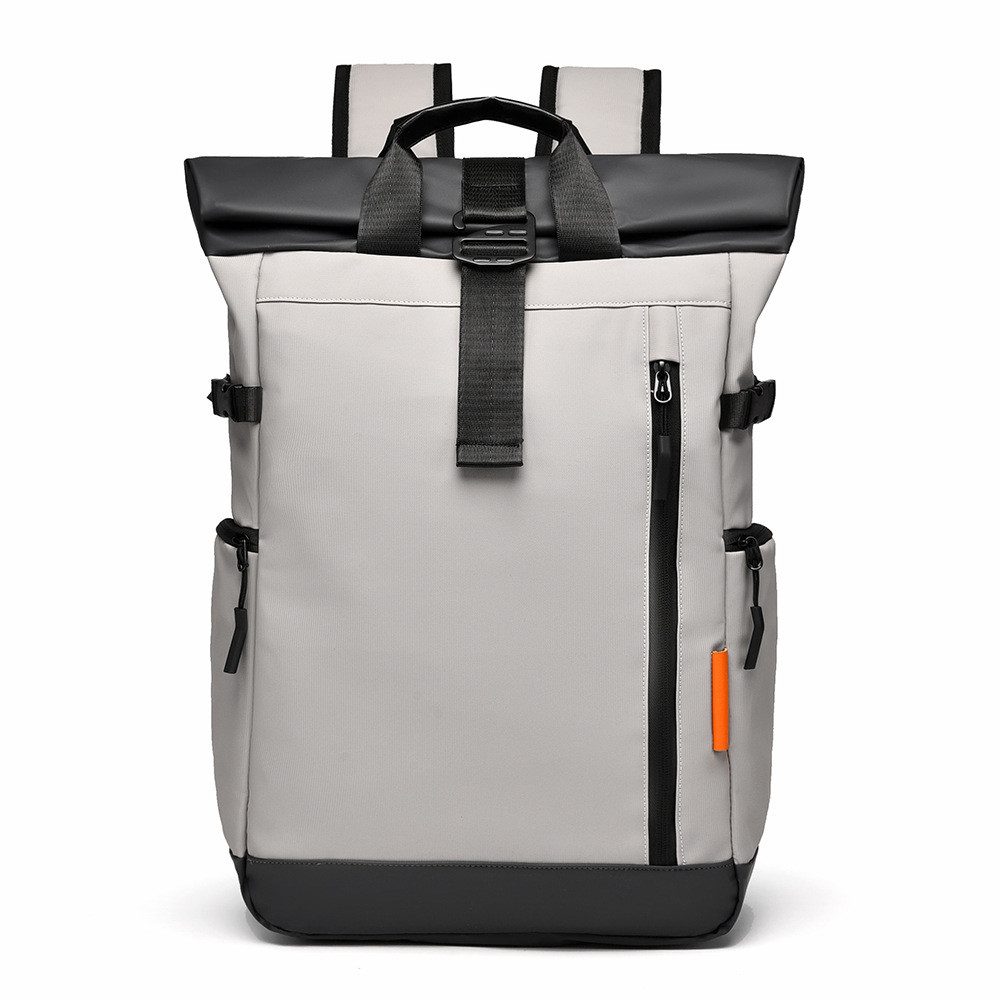 inschimmer Freizeitrucksack RollTop Rucksack Herren Damen Laptoprucksack 15,6zoll für Schule Reise