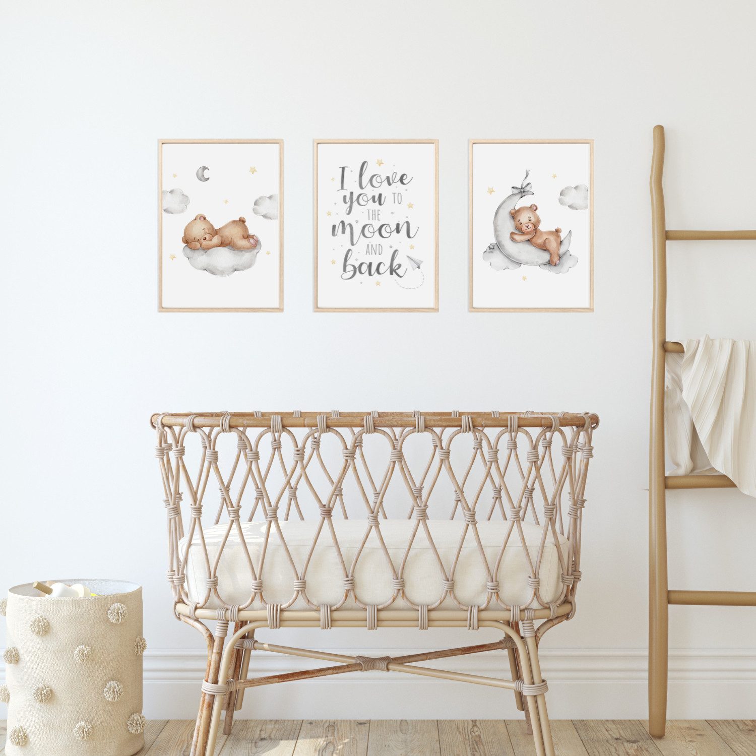 MeinBaby123® Poster Bilder Kinderzimmer, Poster Kinderzimmer Deko, Babyzimm günstig online kaufen