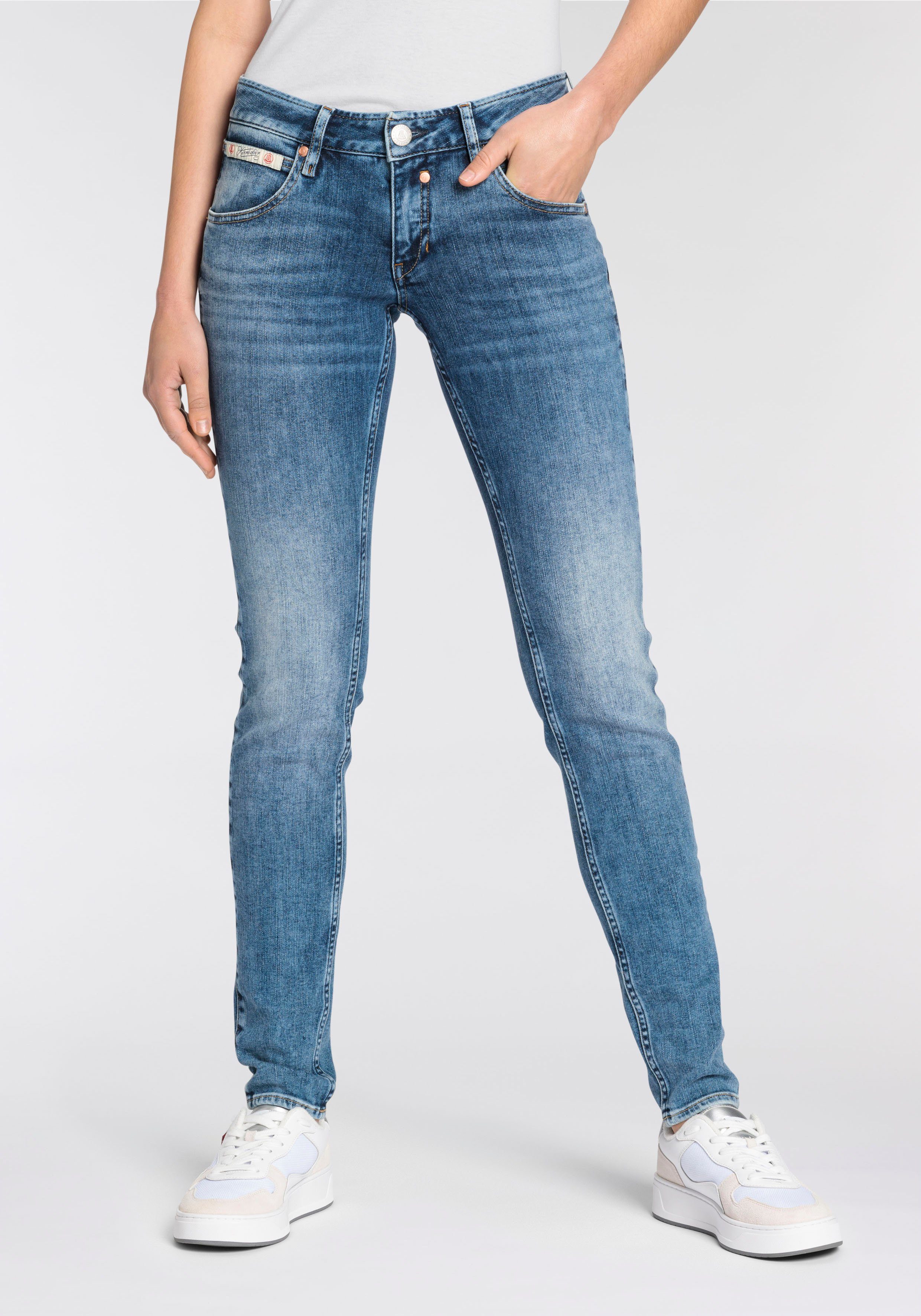 Herrlicher Slim-fit-Jeans Slim Denim Light