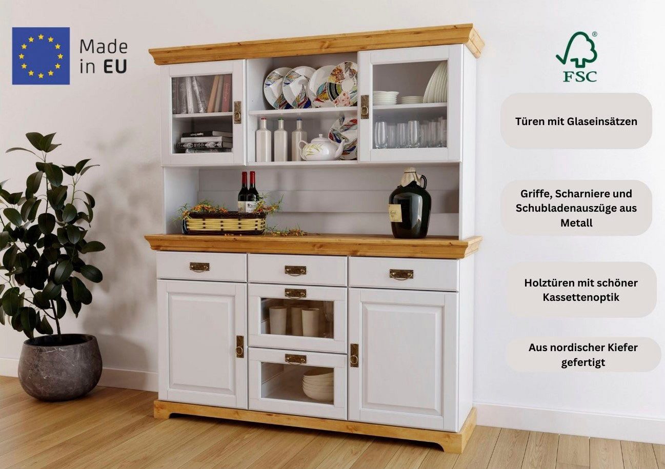 OTTO home Buffet Rügen FSC® zertifiziertes Massivholz, im Landhausstil