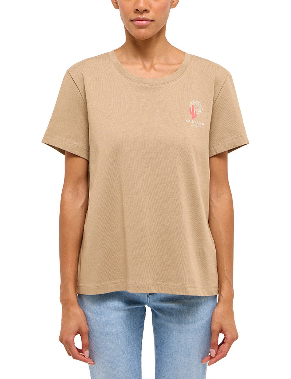 MUSTANG Kurzarmshirt Damen Style Floris