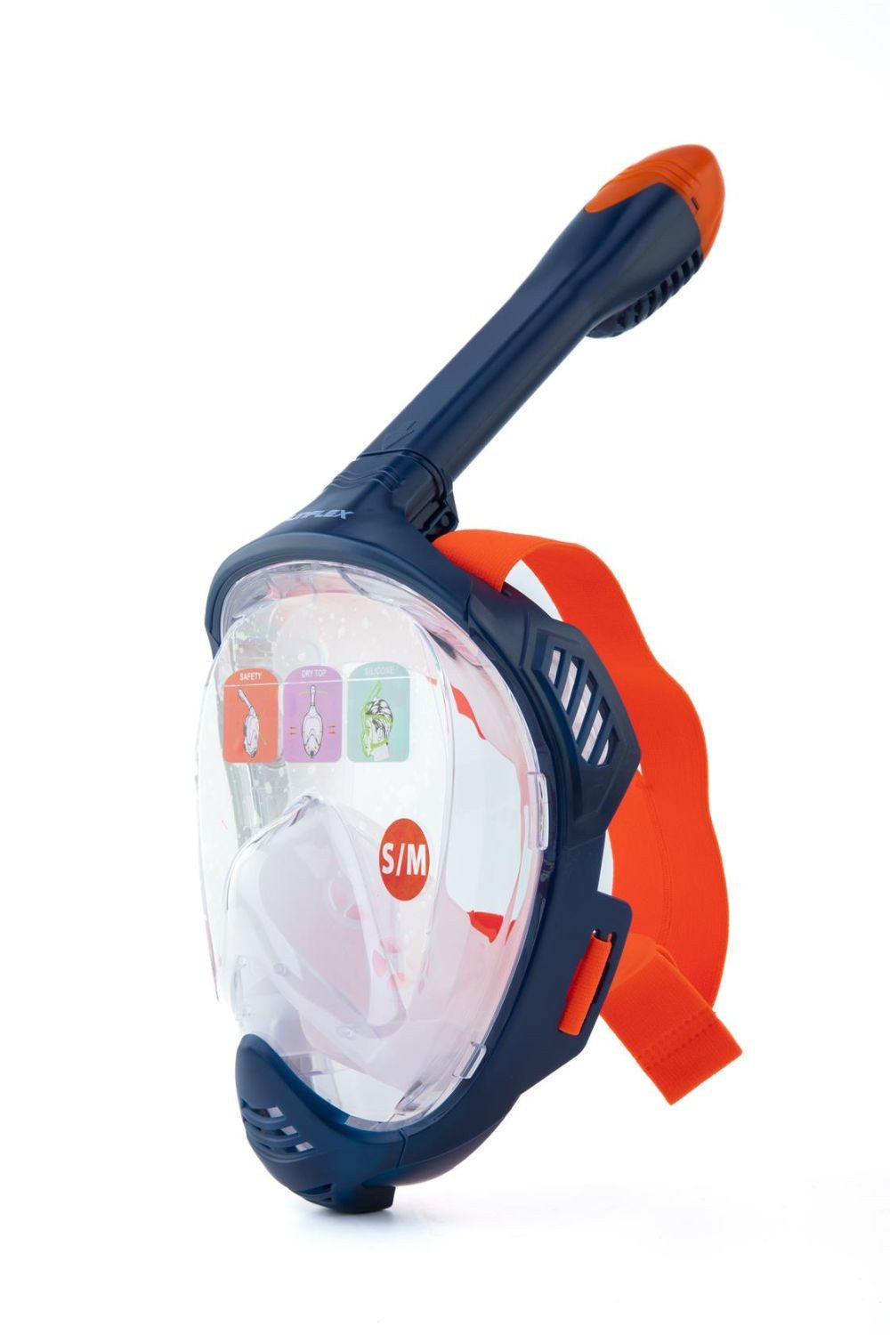 Sunflex Schwimmbrille Full Face Mask Kraken L/XL, Wassersport