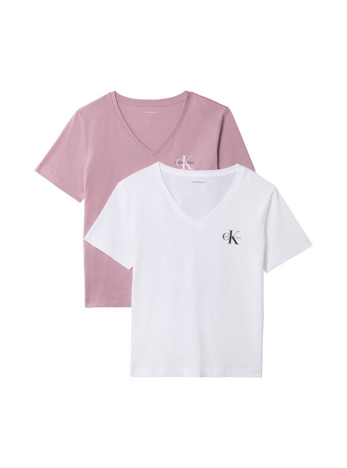 Calvin Klein Jeans T-Shirt MONOLOGO VNK 2PACK TEE (Packung, 2-tlg., 2er-Pack), Logoschriftzug