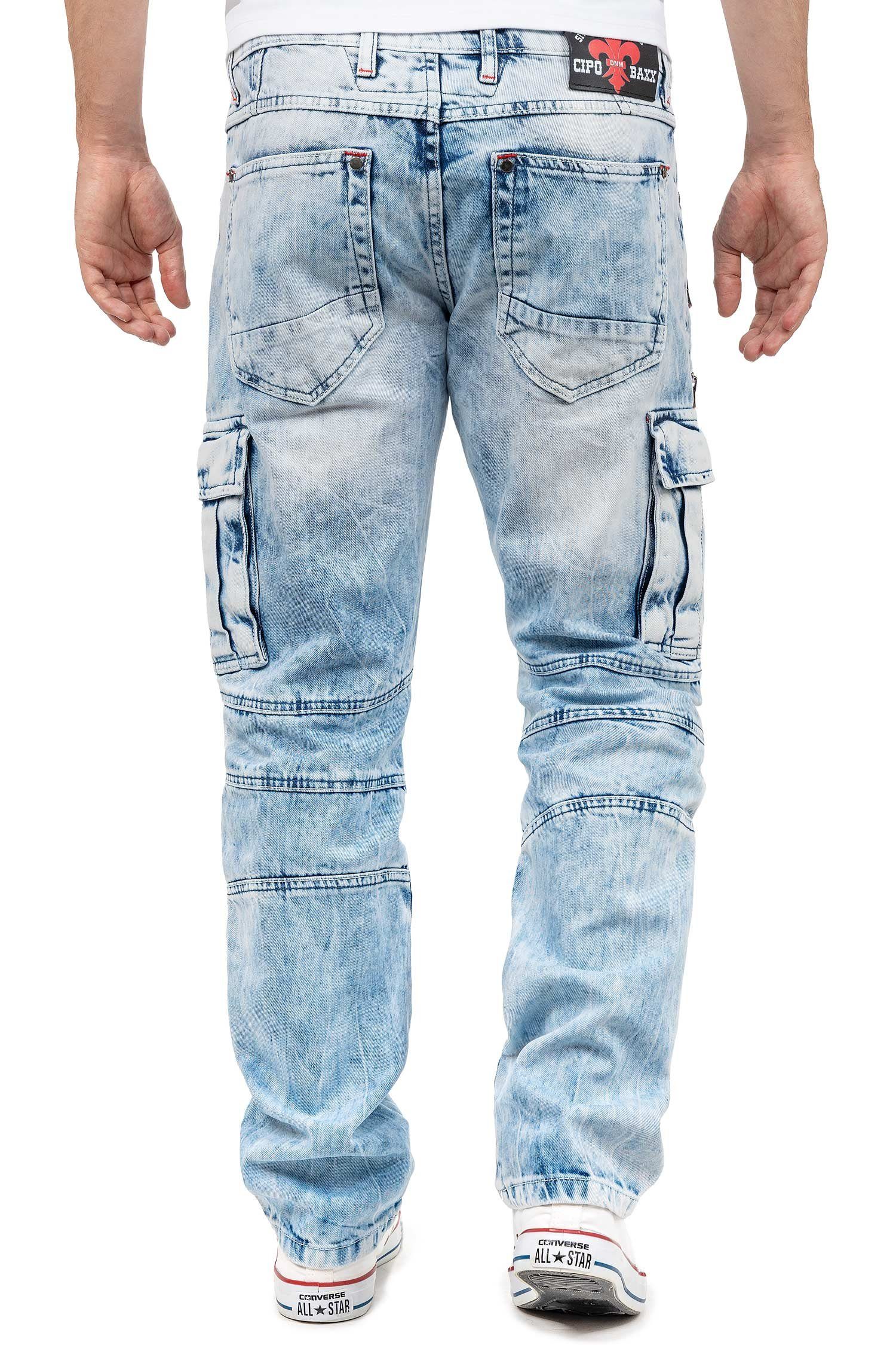 Cipo & Baxx Bikerjeans Biker Hose günstig online kaufen