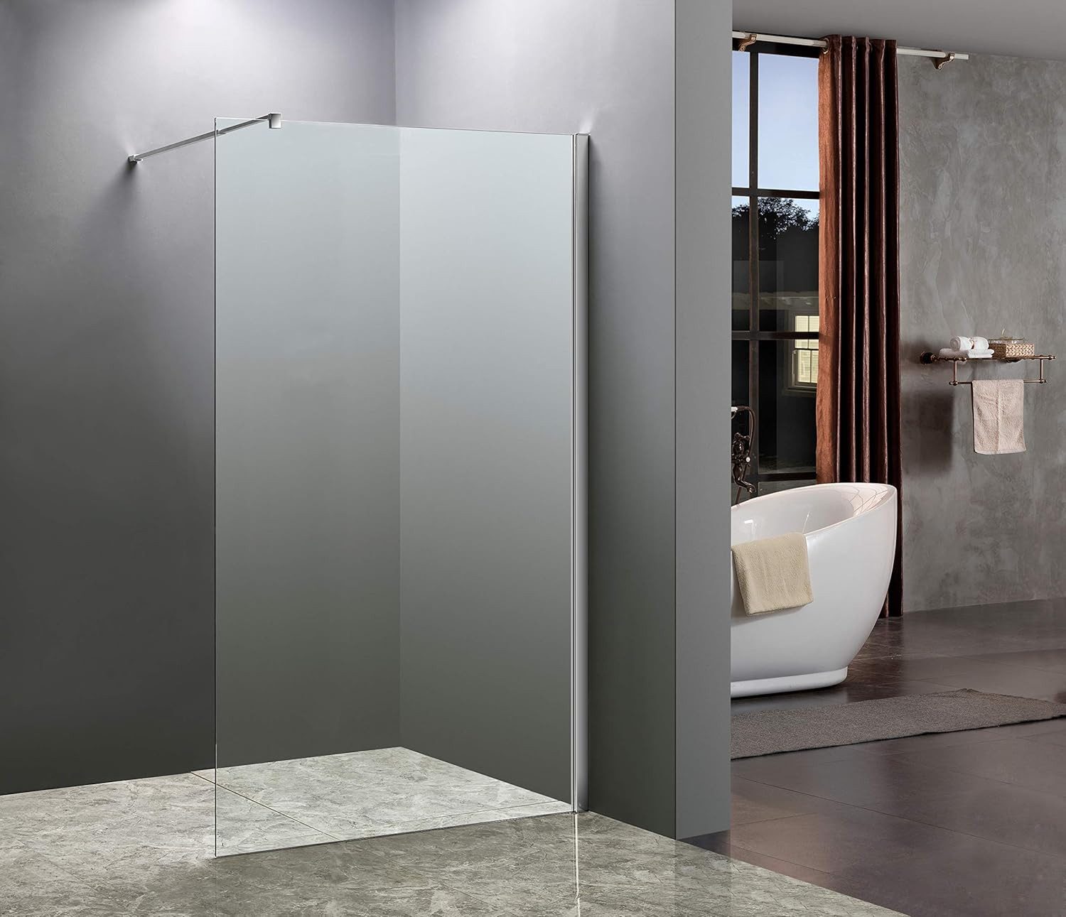 Elbe Duschwand Elbe® Duschwand Glas