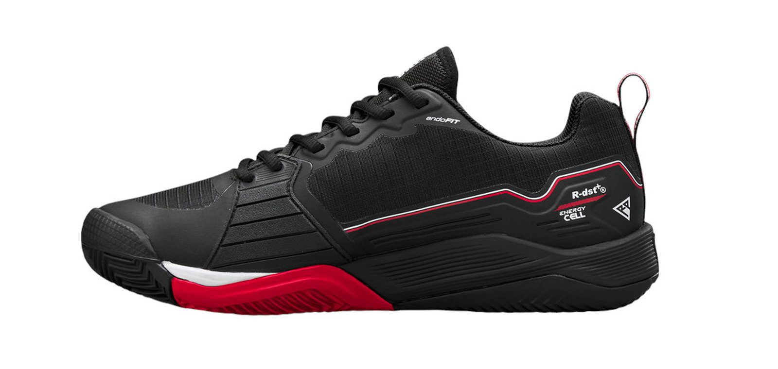 Wilson Rush Pro 4.5 Clay/Sandplatz schwarz/rot Herren Tennisschuh