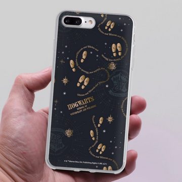 DeinDesign Handyhülle Harry Potter Karte des Rumtreibers Offizielles Lizenzprodukt, Apple iPhone 7 Plus Silikon Hülle Bumper Case Handy Schutzhülle