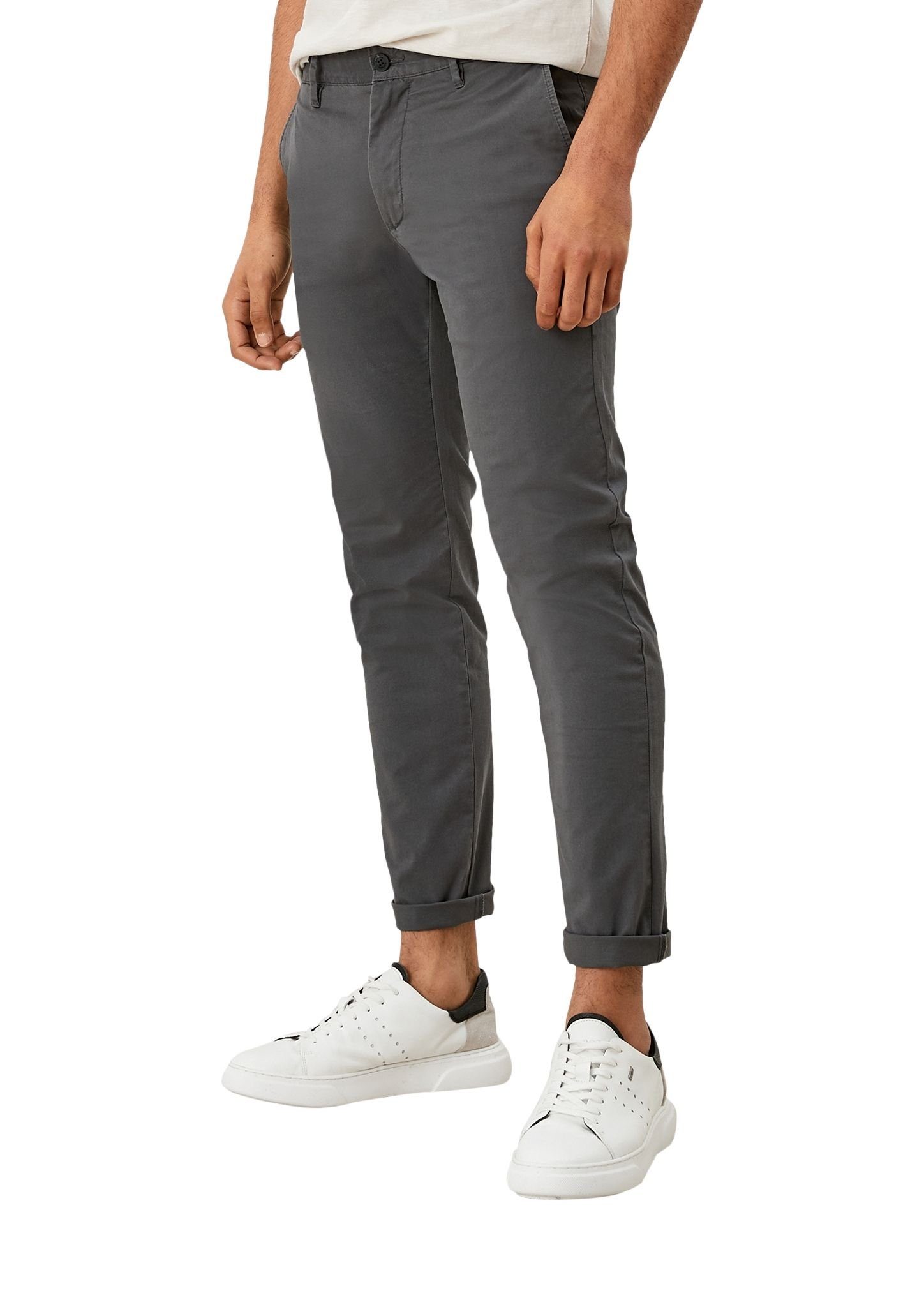 s.Oliver 5-Pocket-Hose grau