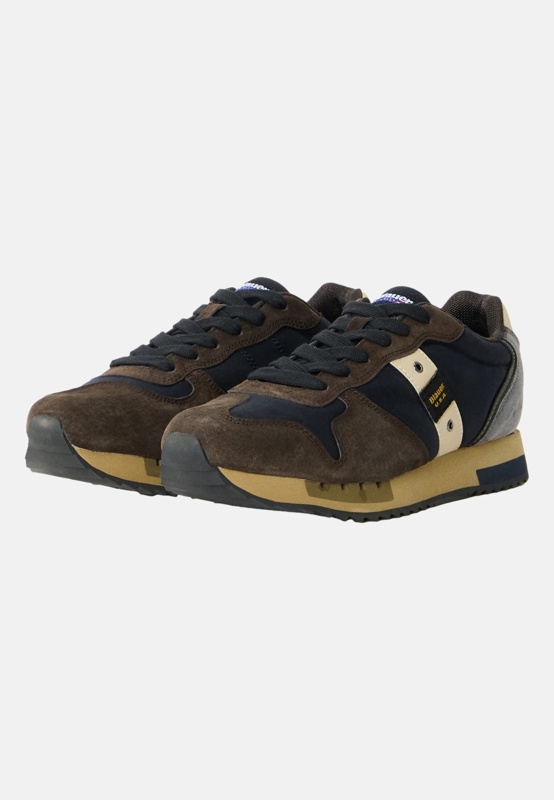 Blauer Sneaker QUEENS 01 Low-Sneaker Sneaker (1-tlg)