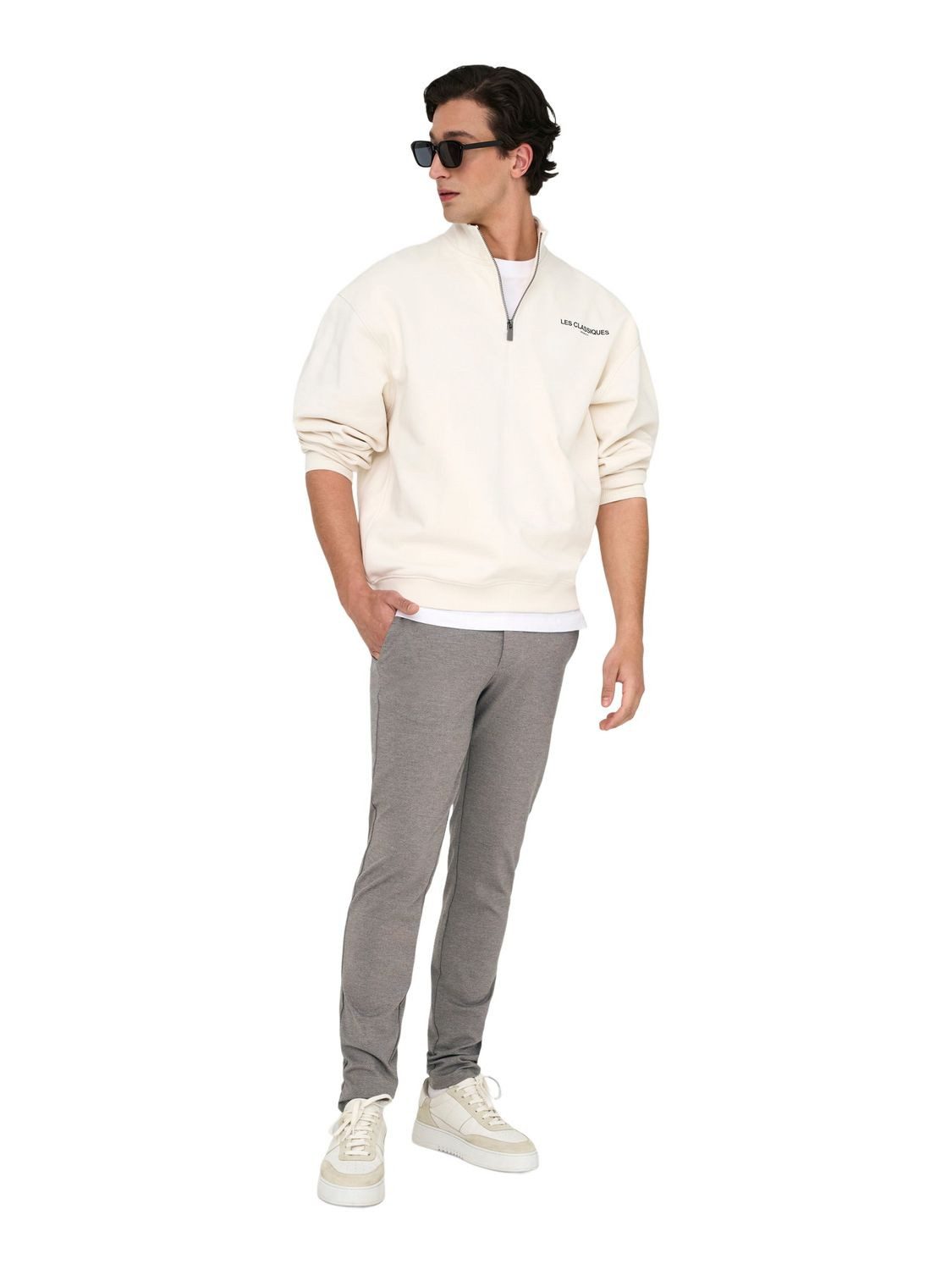 ONLY & SONS Chinohose ONSMARK SLIM DITSY mit Stretch
