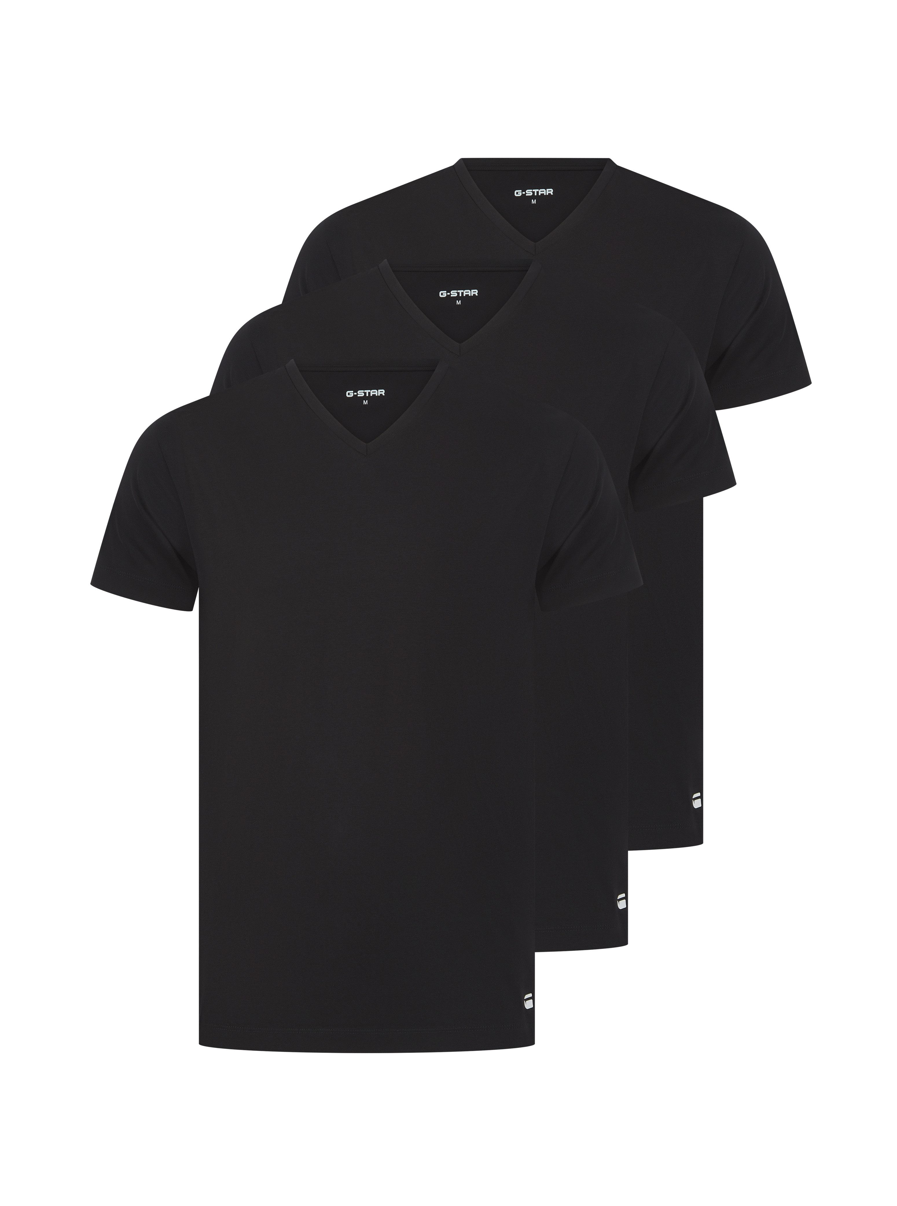 G-STAR V-Shirt SPRUCE, 3 PACK V-NECK SLEEP SHIRTS (Packung, 3-tlg) im Regul günstig online kaufen