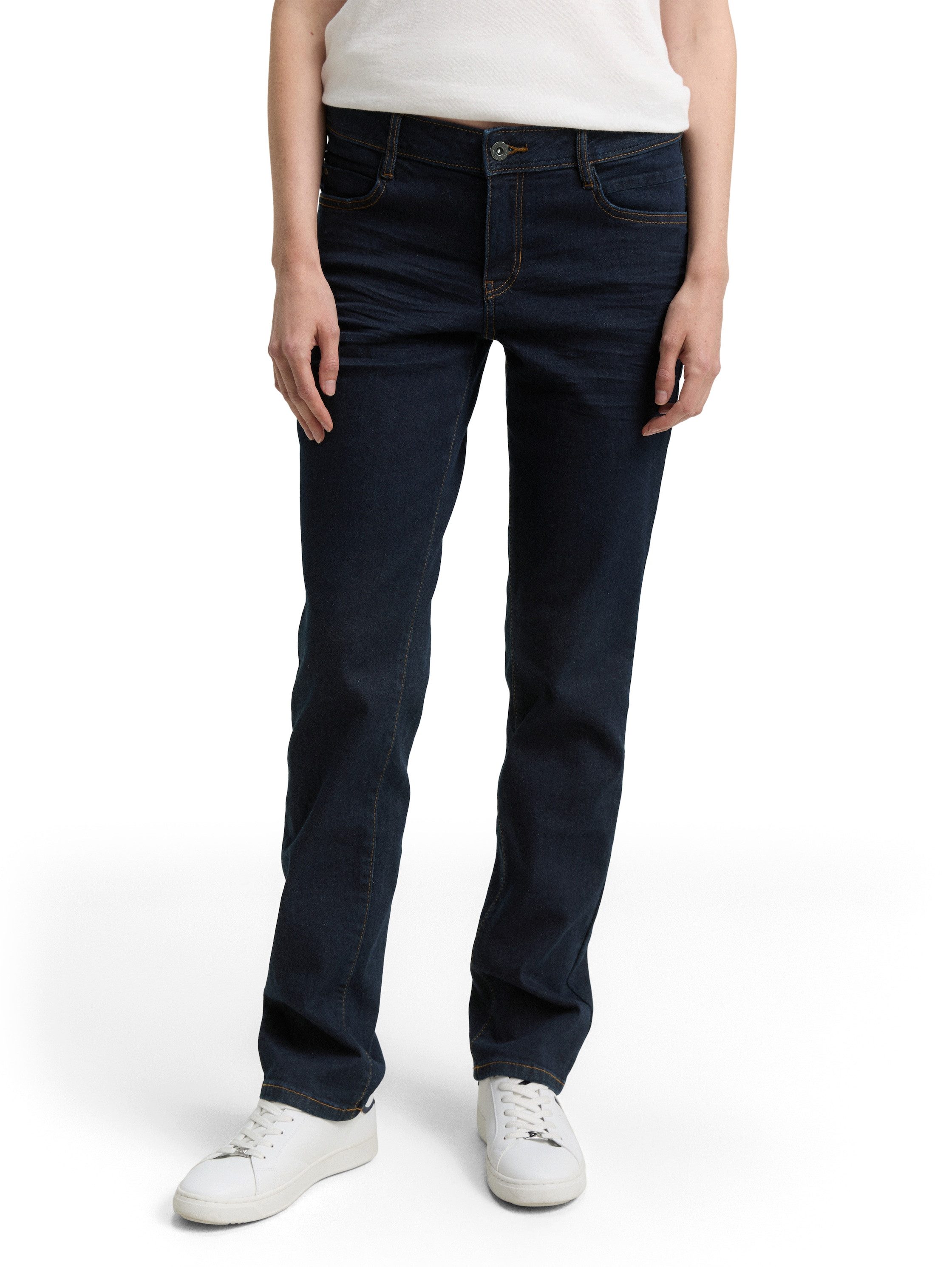 TOM TAILOR Straight-Jeans LIVA im Five-Pocket Style