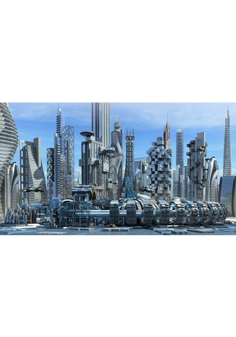 Papermoon Fototapetas »Science-Fiction-Skyline« ...