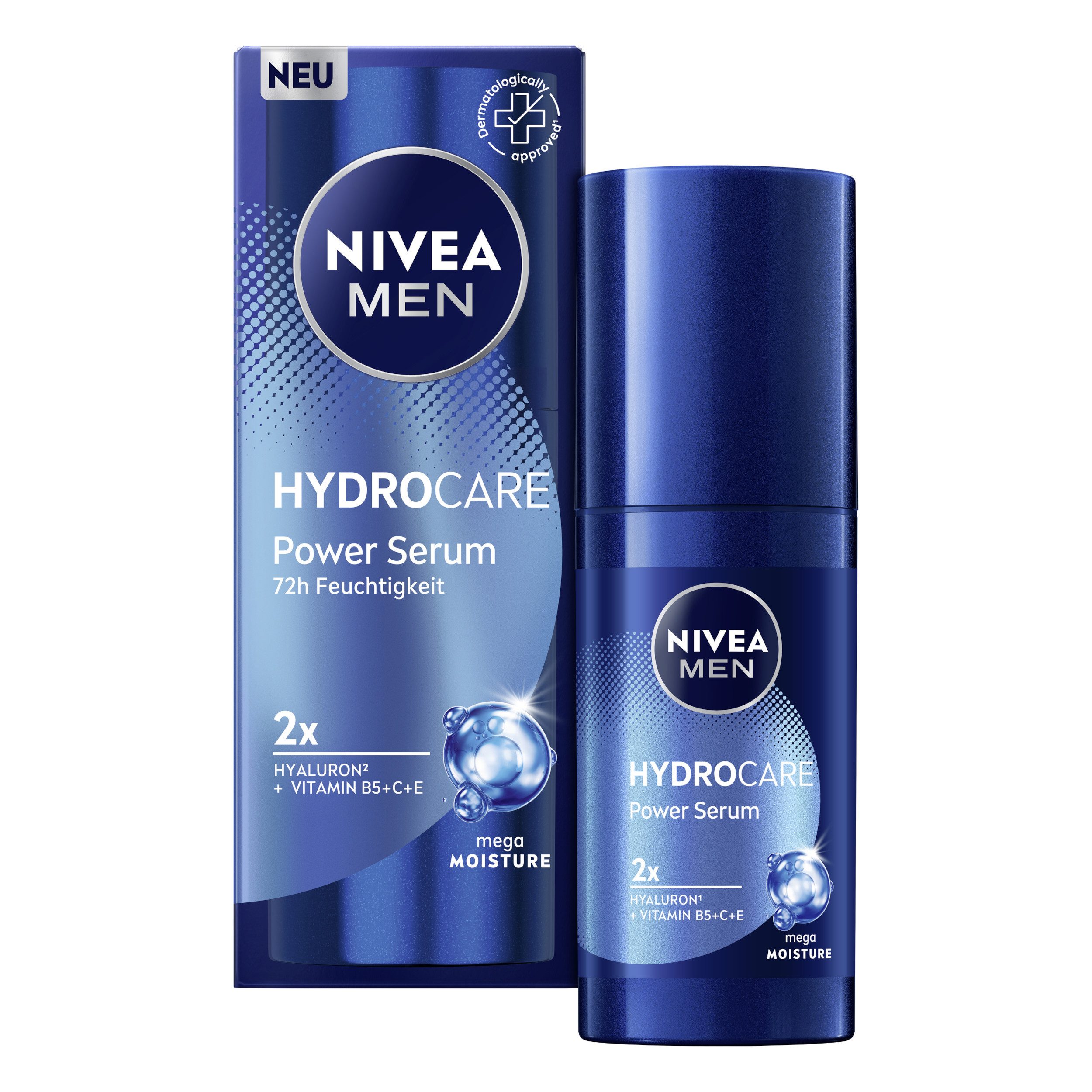 Nivea Men Gesichtsfluid Hydrocare Power Serum 30ml, 1-tlg.