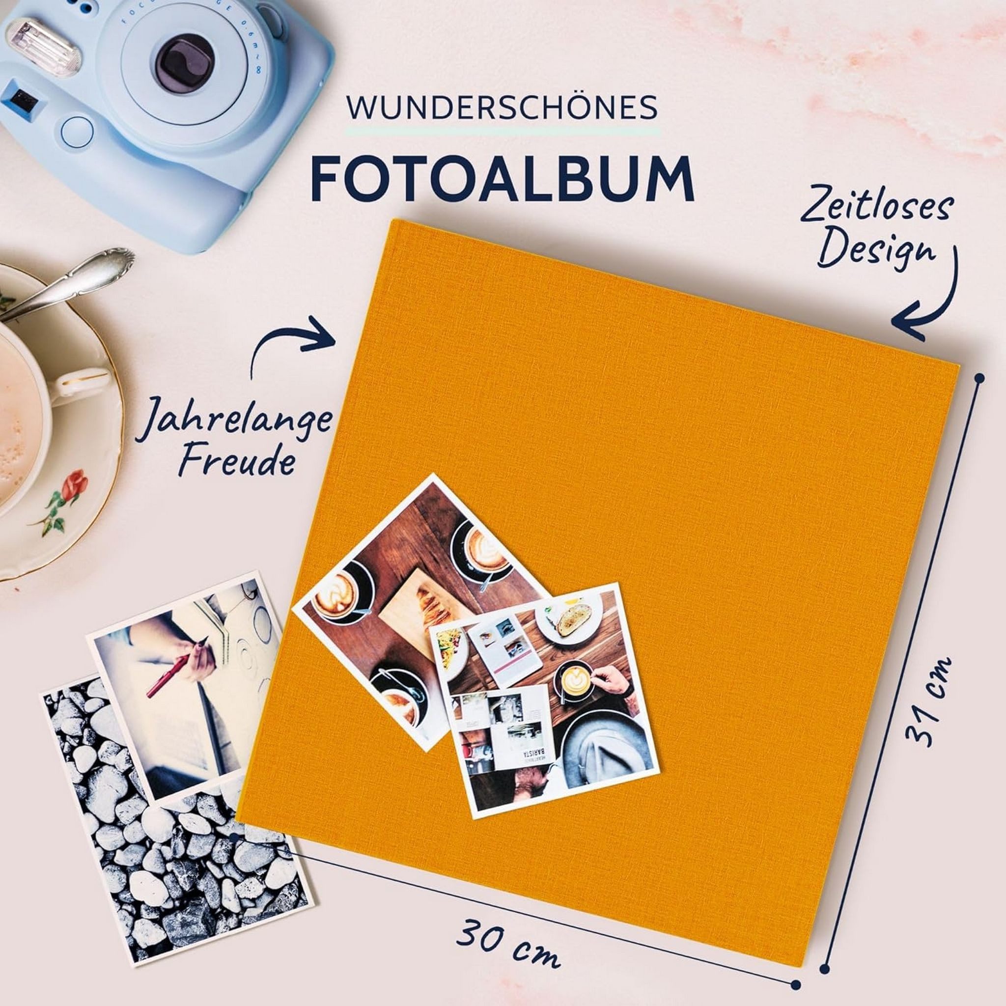 Goldbuch Fotoalbum GOLDBUCH Fotoalbum Summertime 100 weiße Seiten mit Trennblättern 30x31