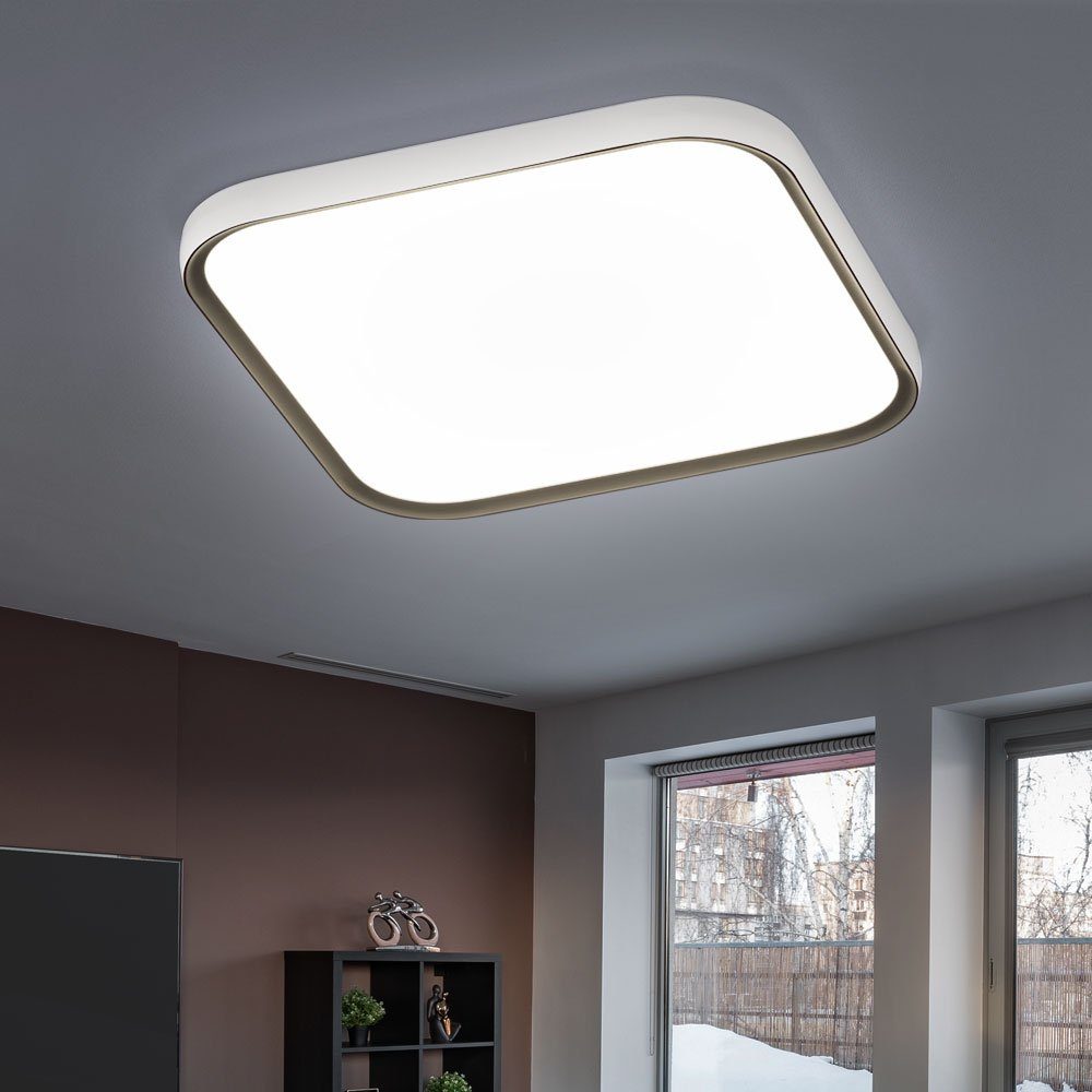 WOFI LED Deckenleuchte, LED-Leuchtmittel Deckenleuchte Schlafzimmerlampe, Neutralweiß, Dimmbar Warmweiß, Kaltweiß, fest Deckenlampe Tageslichtweiß, verbaut