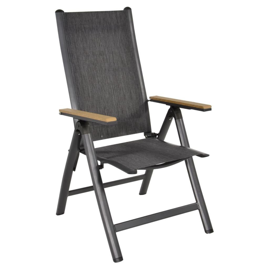 Lesli Living Gartenstuhl Verstellbarer Stuhl Arezzo 57x69x103 cm Aluminium (1 St)