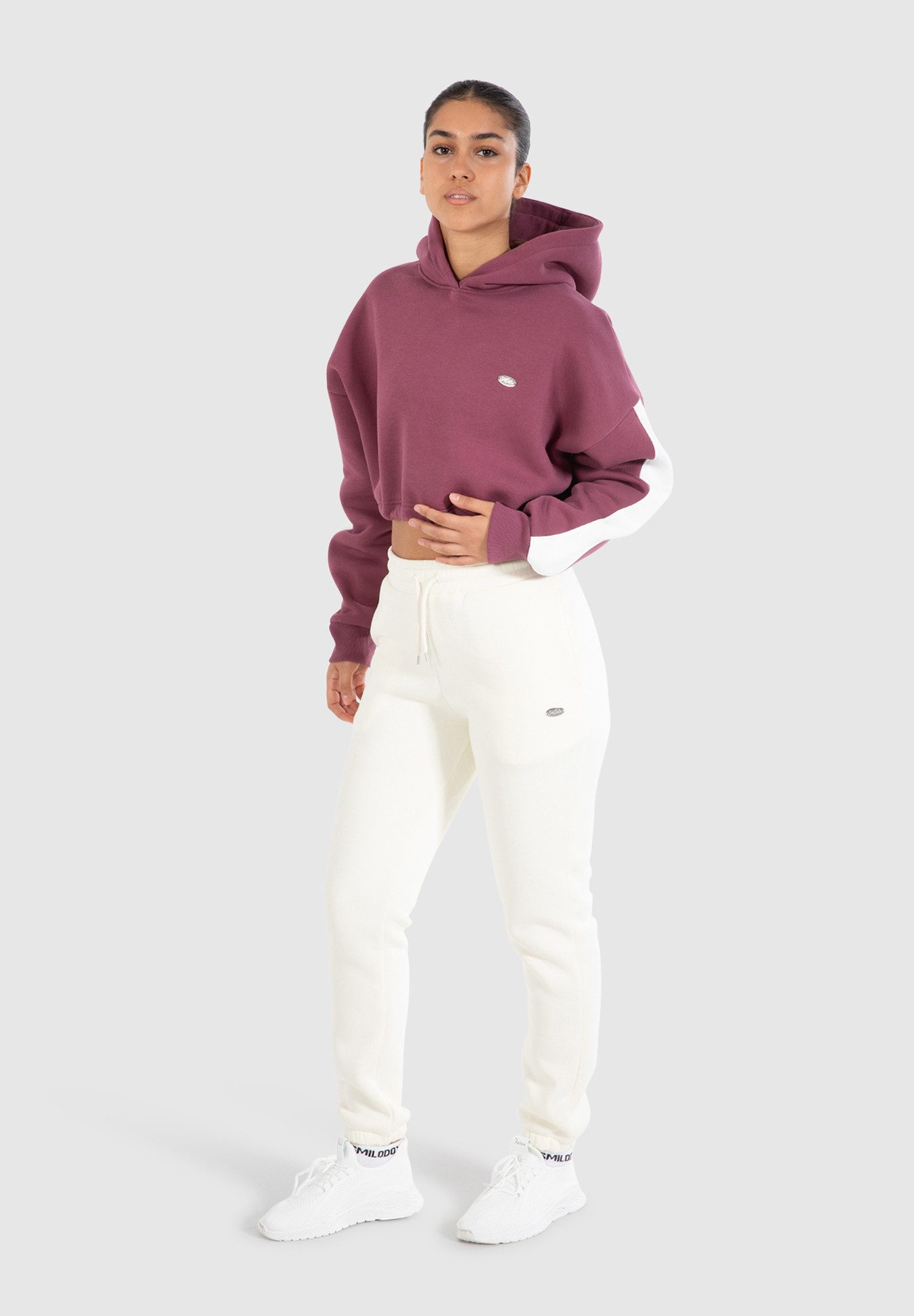 Smilodox Hoodie Amaya, Oversize Fit Crop günstig online kaufen