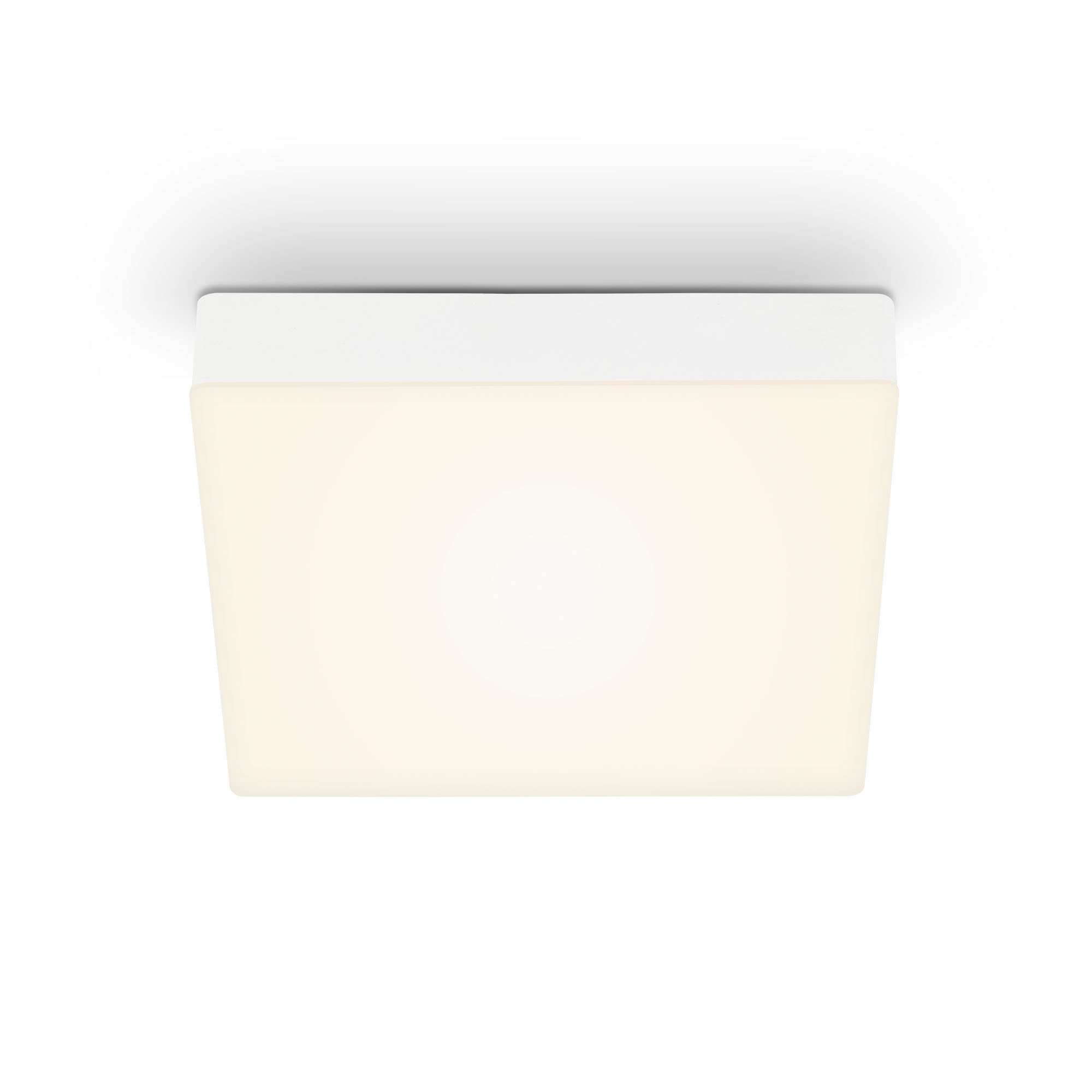 Briloner Leuchten Deckenleuchte LED Deckenleuchte Sternhimmeleffekt Wohnzimmerlampe Aufbauleuchte, Warmweiß, 3000K, 4000K, Wohnzimmer, Schlafzimmer, Schwarz, 28,7cm